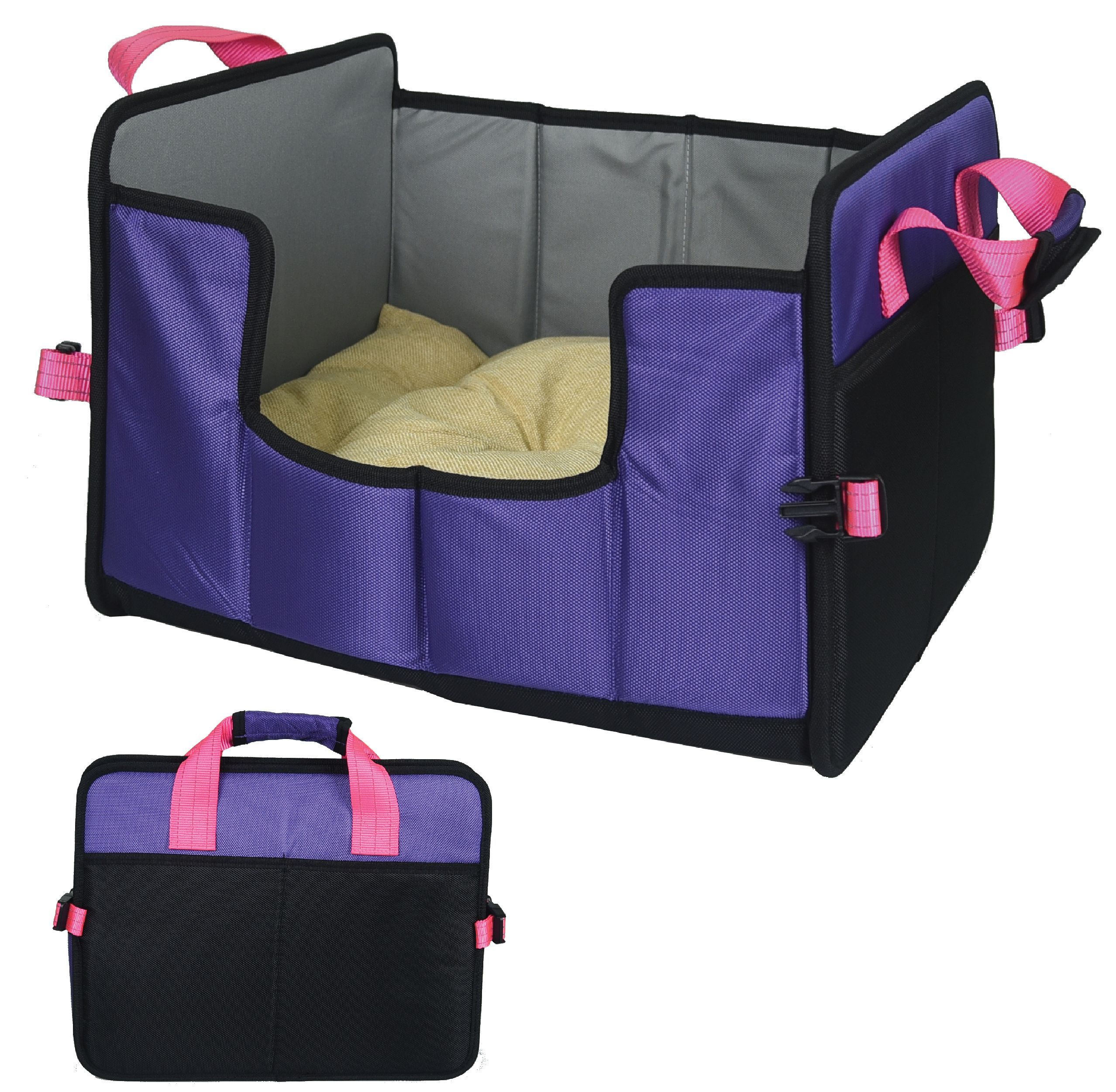 Travel-Nest Folding Travel Dog and Cat Bed – Multiple Colors