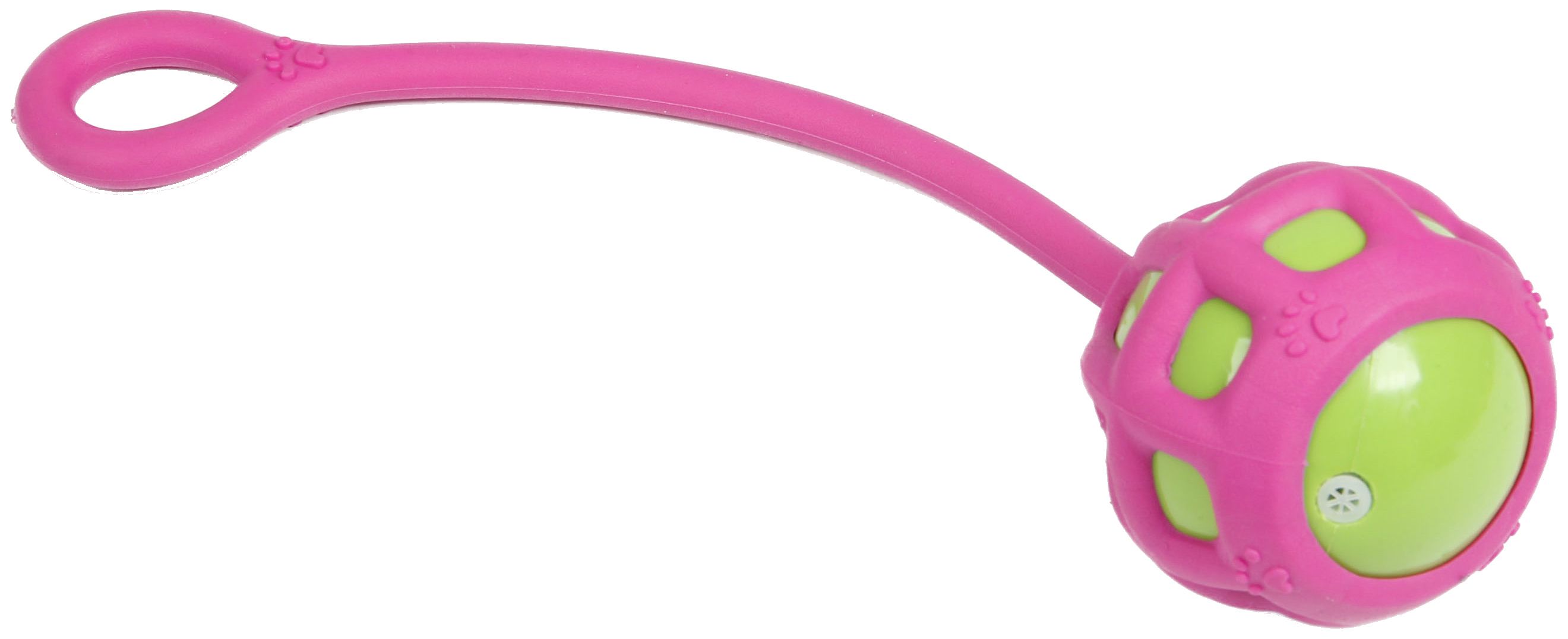 Tug-O-Warp Fetching Tugging and Chew Squeaking TPR Dog Toy