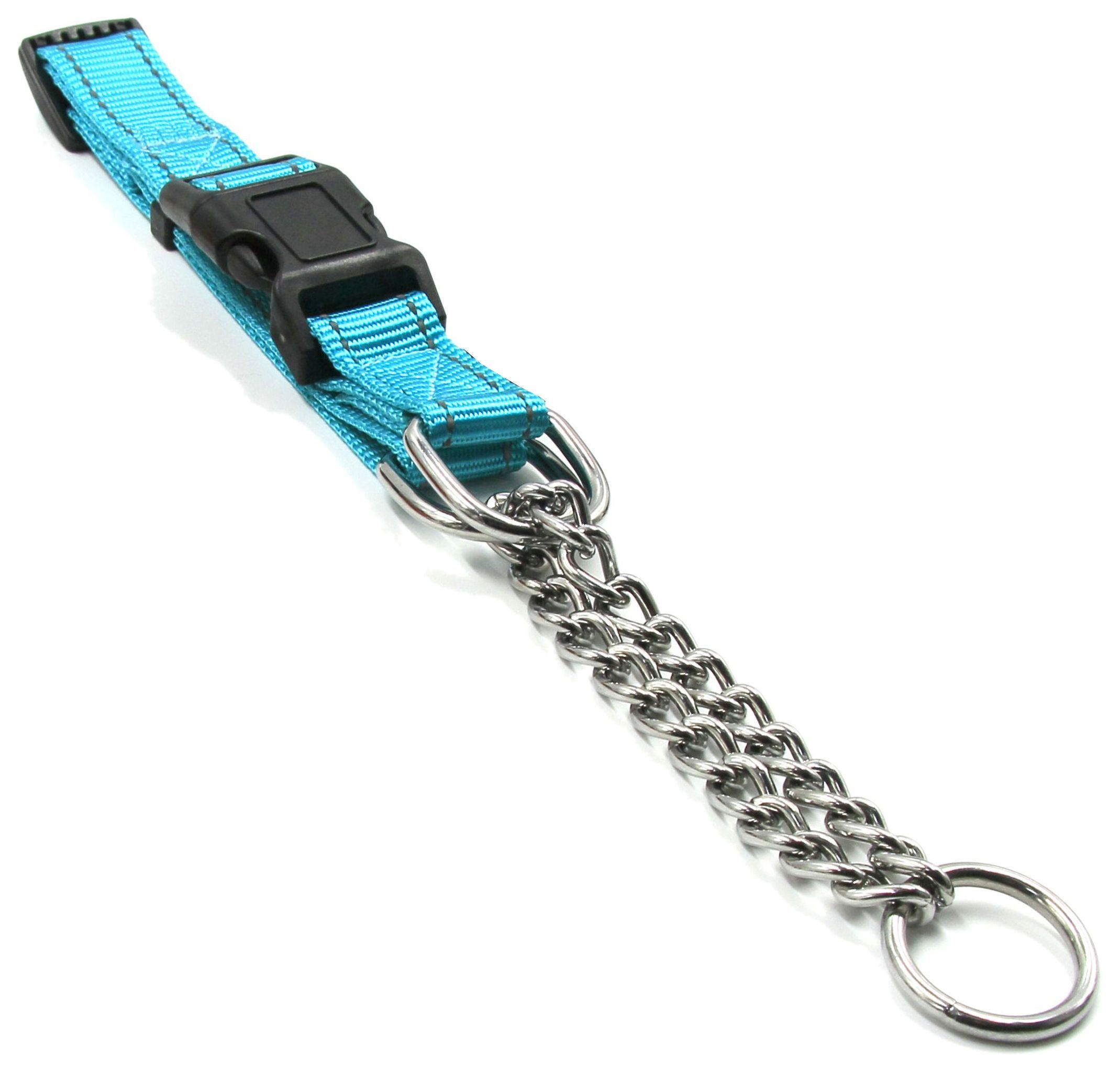 Tutor-Shield Martingale Safety and Training Chain Dog Collar