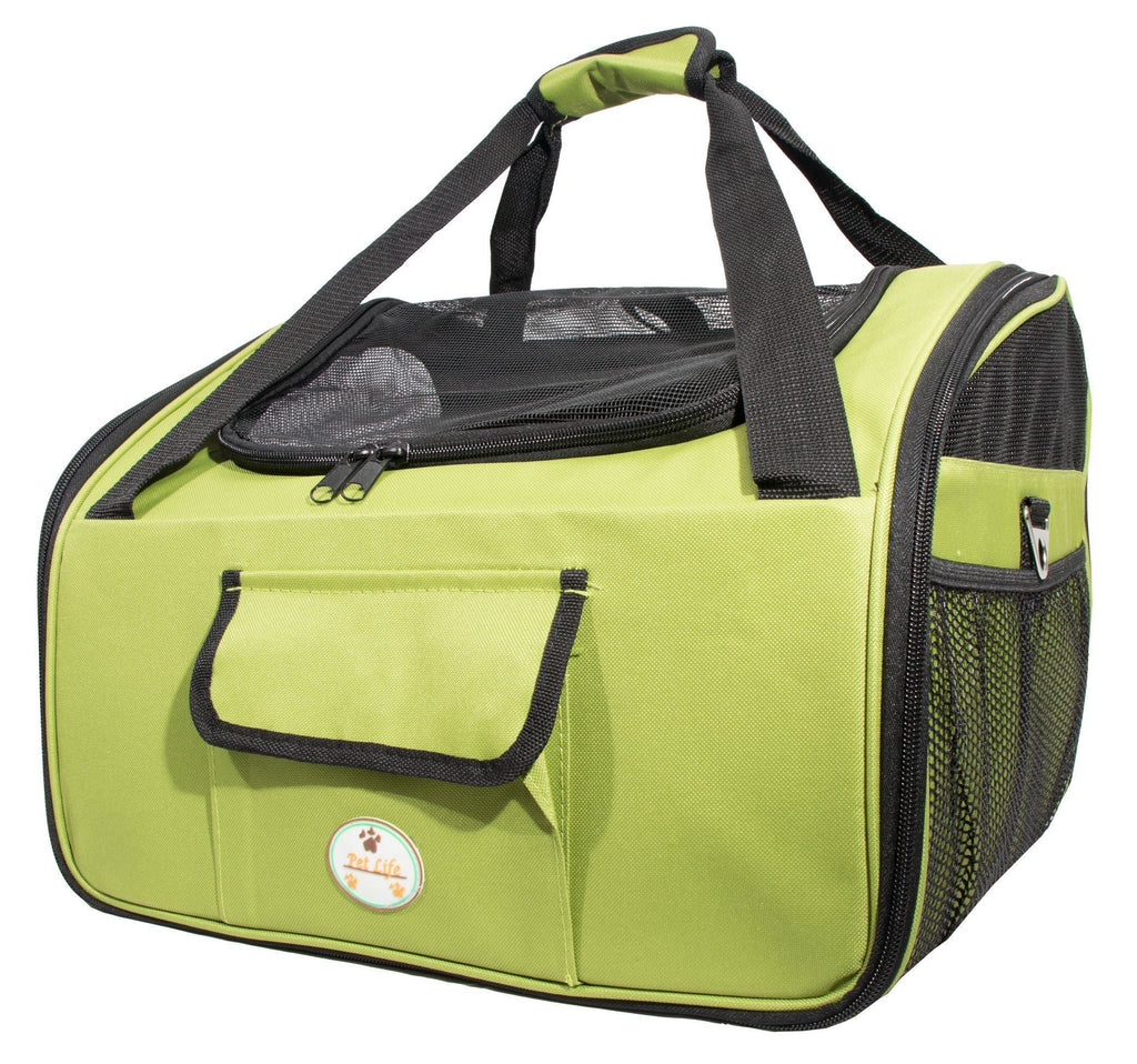 Ultra-Lock Collapsible Safety Travel Wire Folding Dog Car Seat Carrier