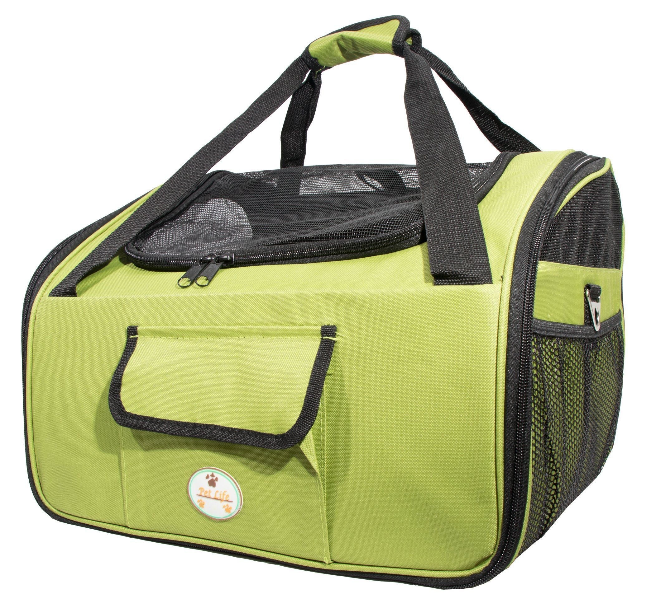 Ultra-Lock Collapsible Safety Travel Wire Folding Dog Car Seat Carrier