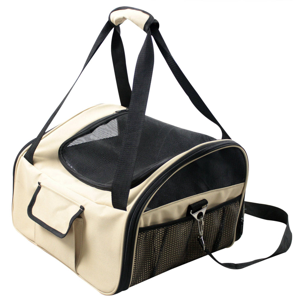 Ultra-Lock Collapsible Safety Travel Wire Folding Dog Car Seat Carrier