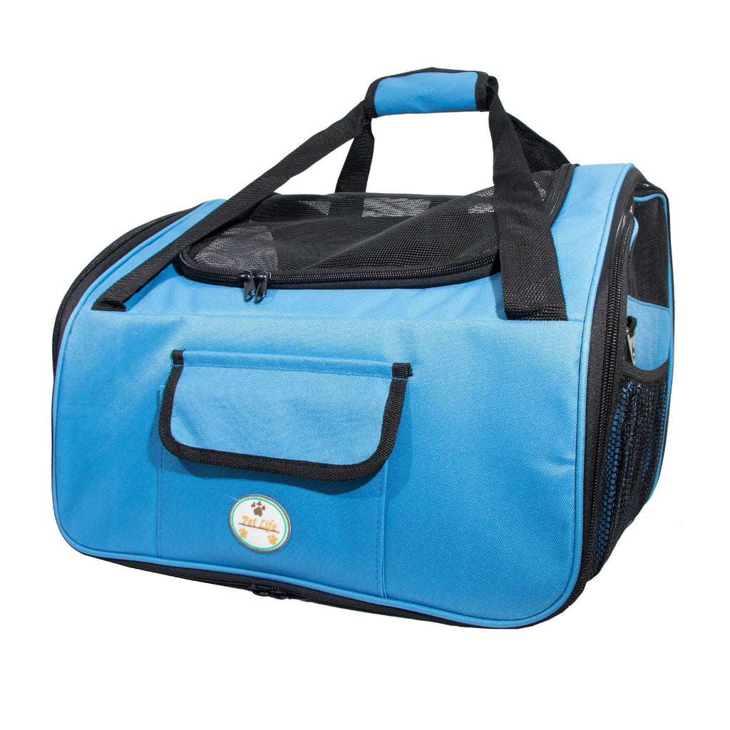 Ultra-Lock Collapsible Safety Travel Wire Folding Dog Car Seat Carrier