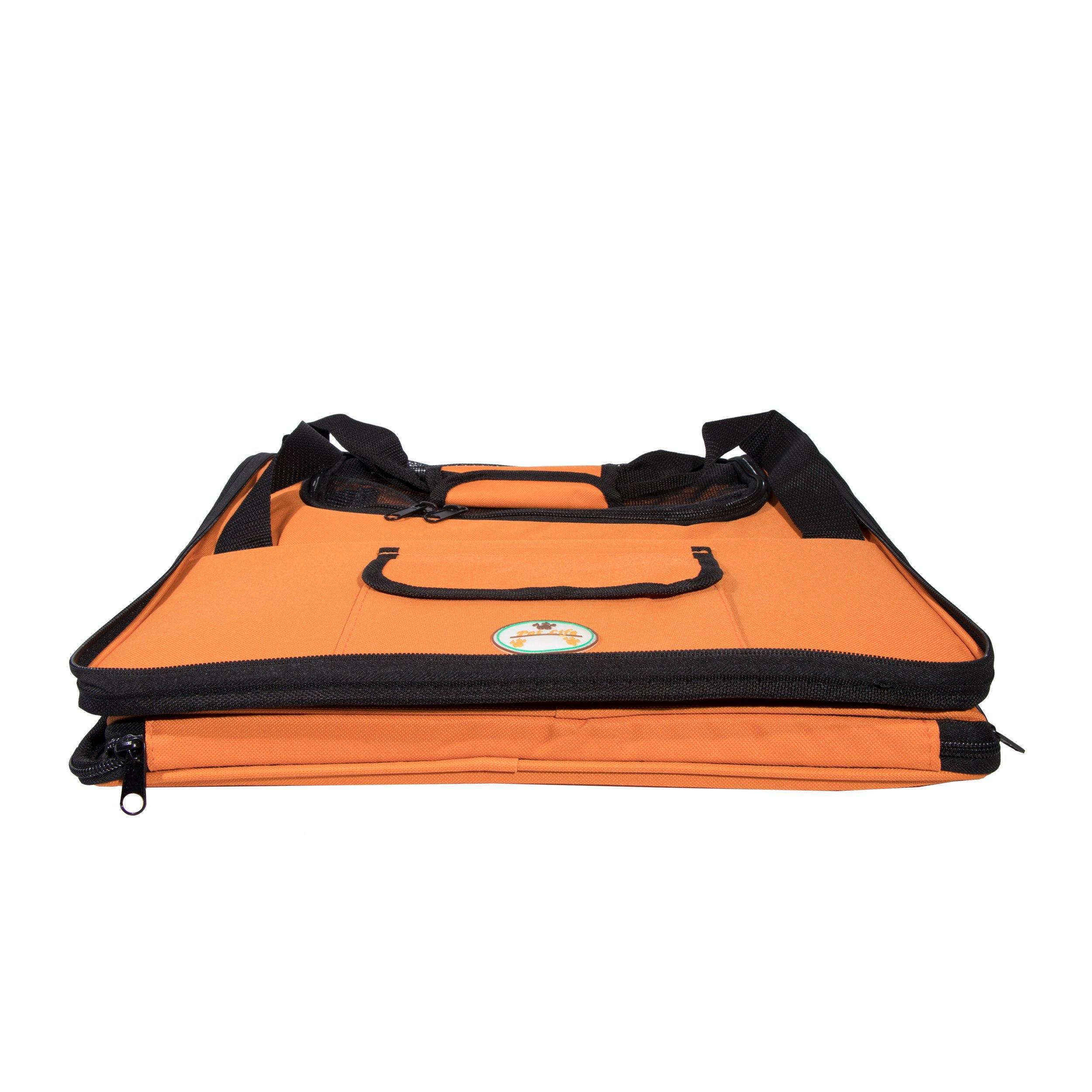 Ultra-Lock Collapsible Safety Travel Wire Folding Dog Car Seat Carrier