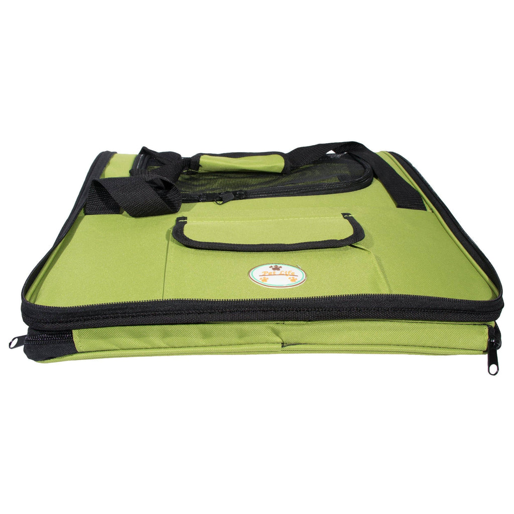 Ultra-Lock Collapsible Safety Travel Wire Folding Dog Car Seat Carrier