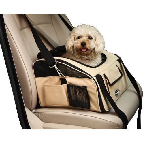 Ultra-Lock Collapsible Safety Travel Wire Folding Dog Car Seat Carrier