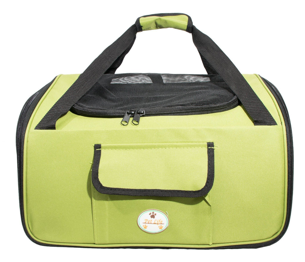 Ultra-Lock Collapsible Safety Travel Wire Folding Dog Car Seat Carrier