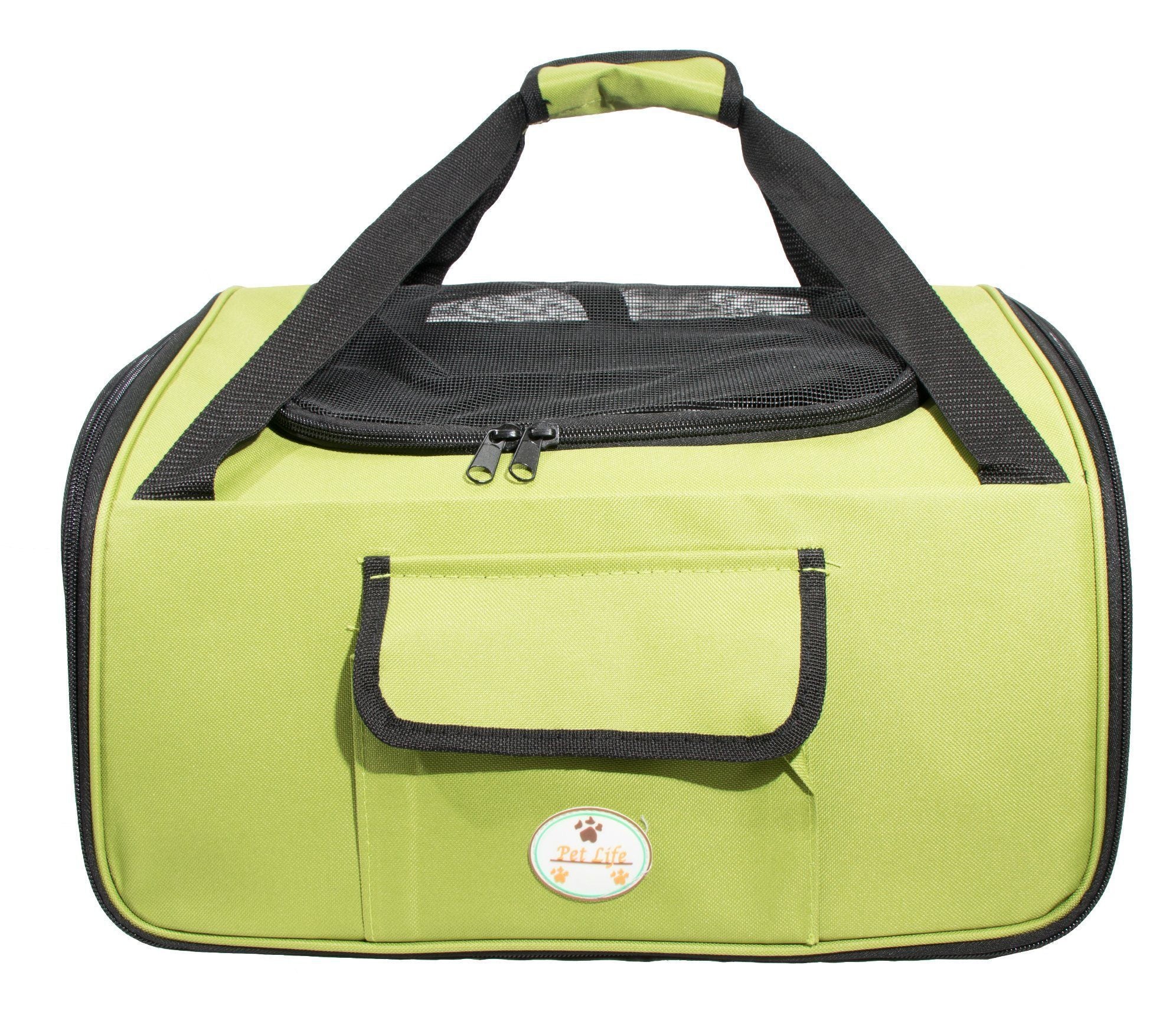 Ultra-Lock Collapsible Safety Travel Wire Folding Dog Car Seat Carrier
