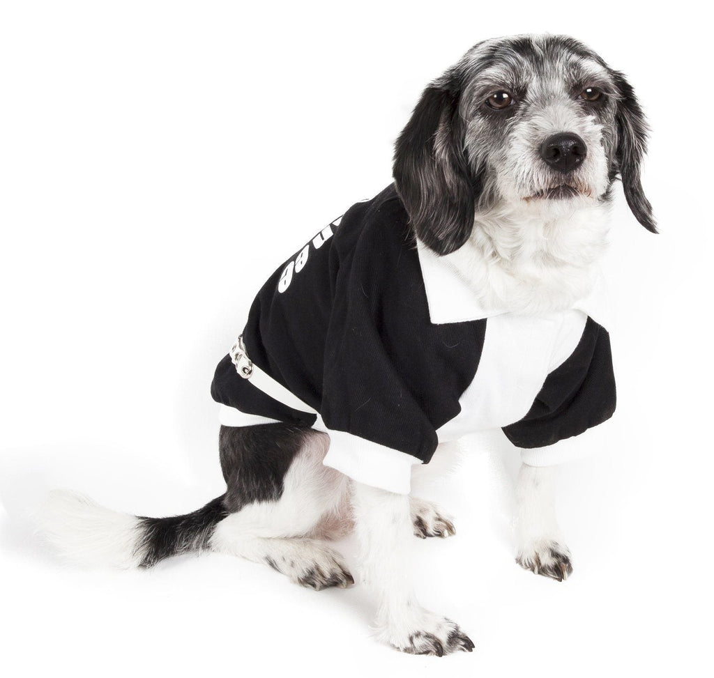Varsity-Barkcity Buckled Collared Dog Coat Jacket