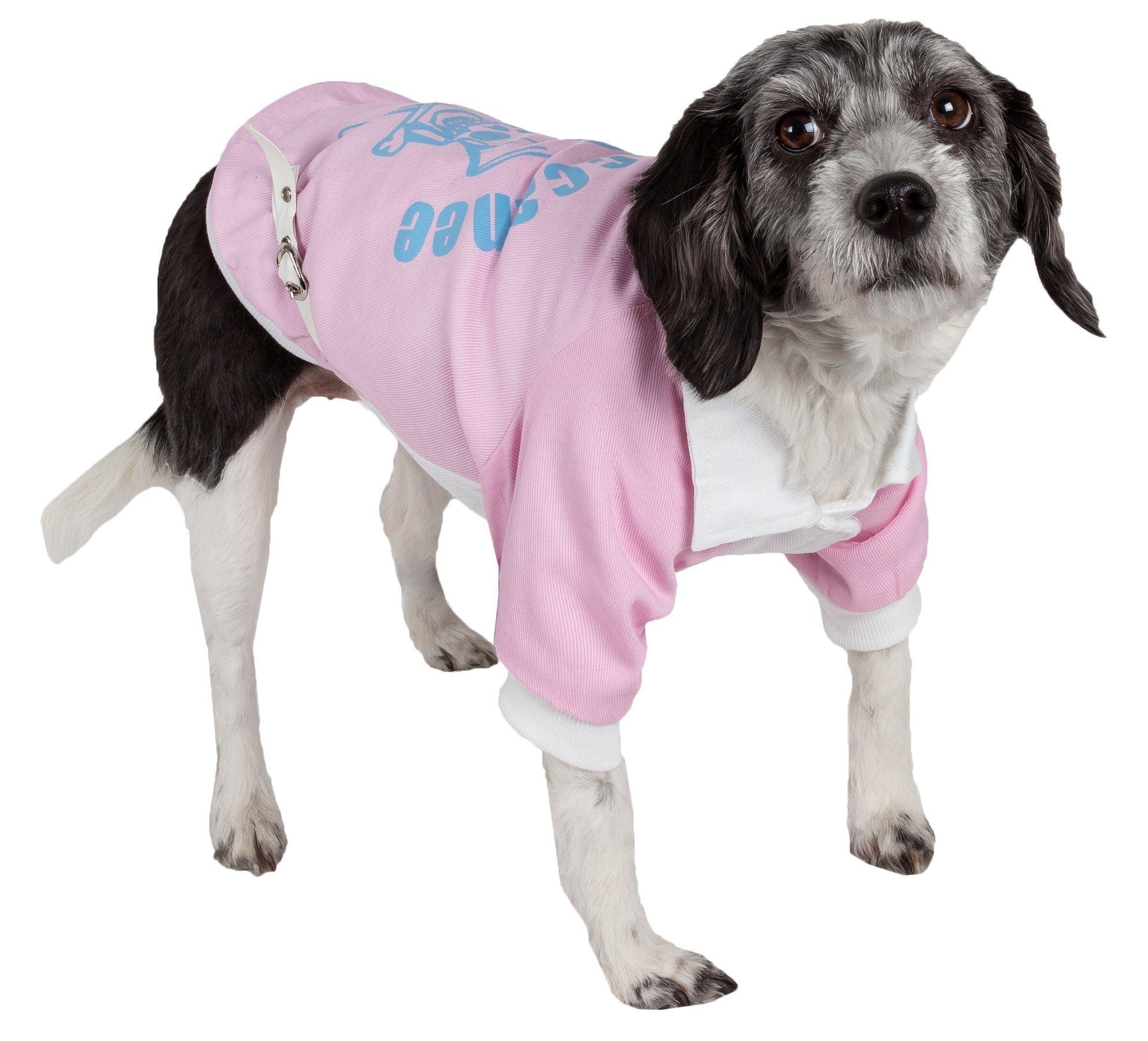 Varsity-Barkcity Buckled Collared Dog Coat Jacket