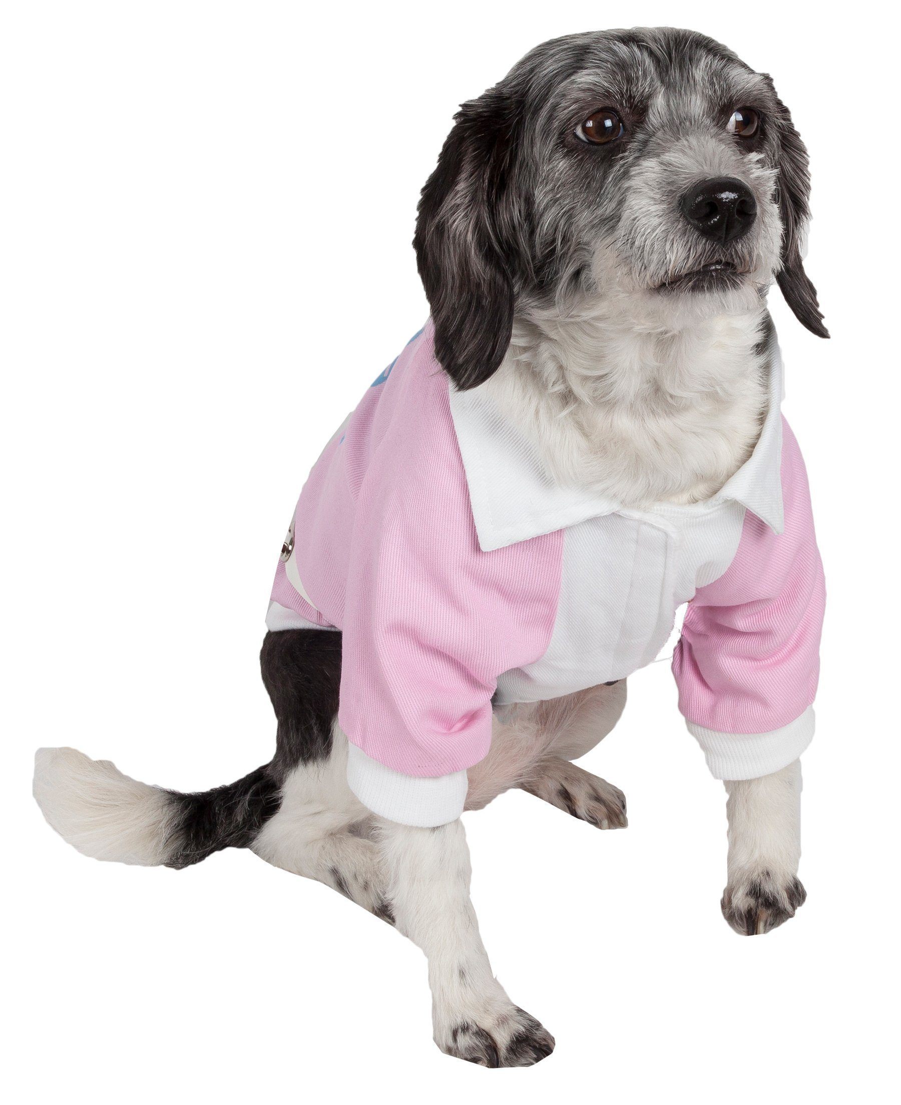 Varsity-Barkcity Buckled Collared Dog Coat Jacket