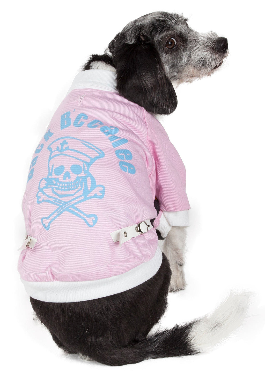 Varsity-Barkcity Buckled Collared Dog Coat Jacket