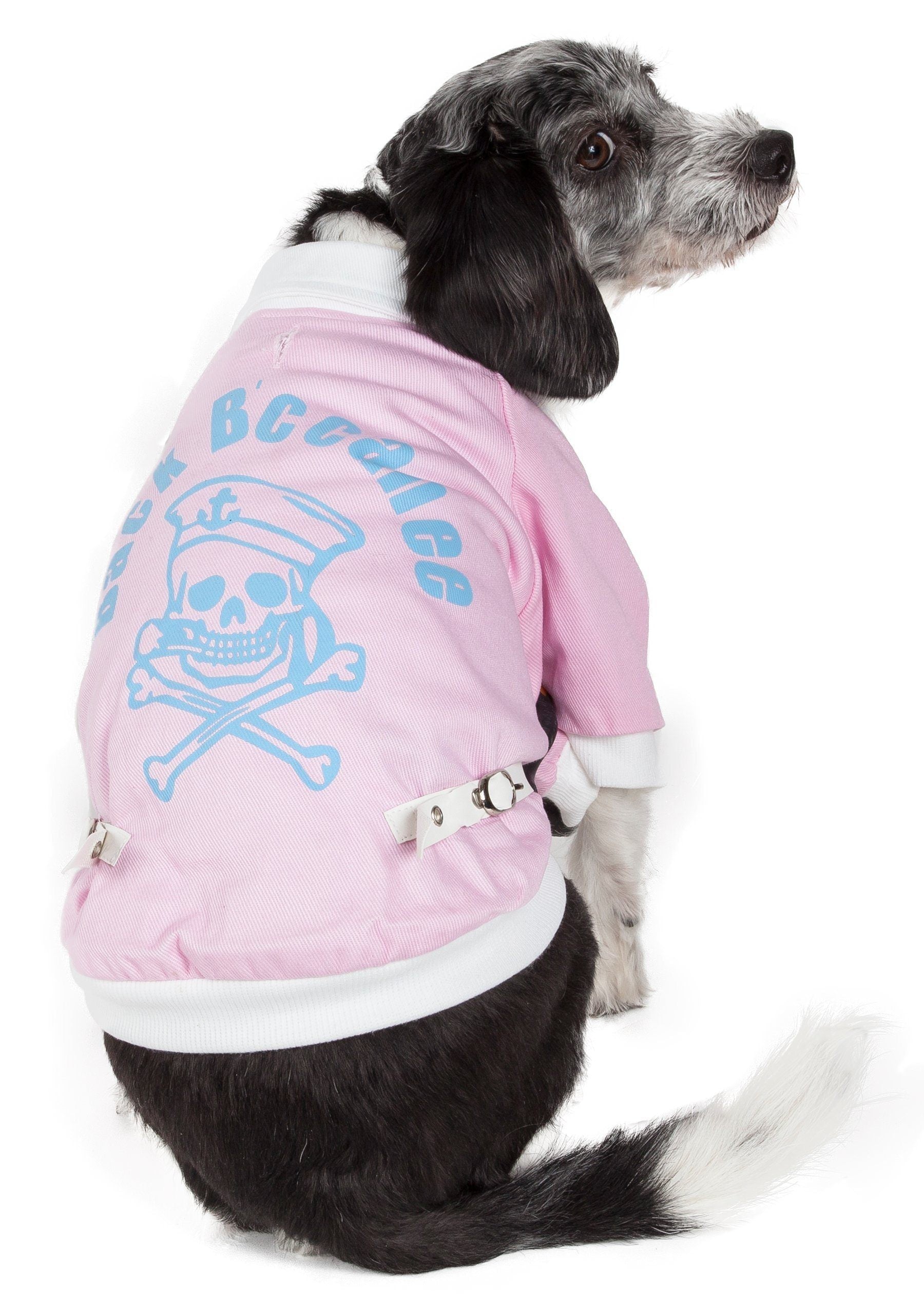 Varsity-Barkcity Buckled Collared Dog Coat Jacket
