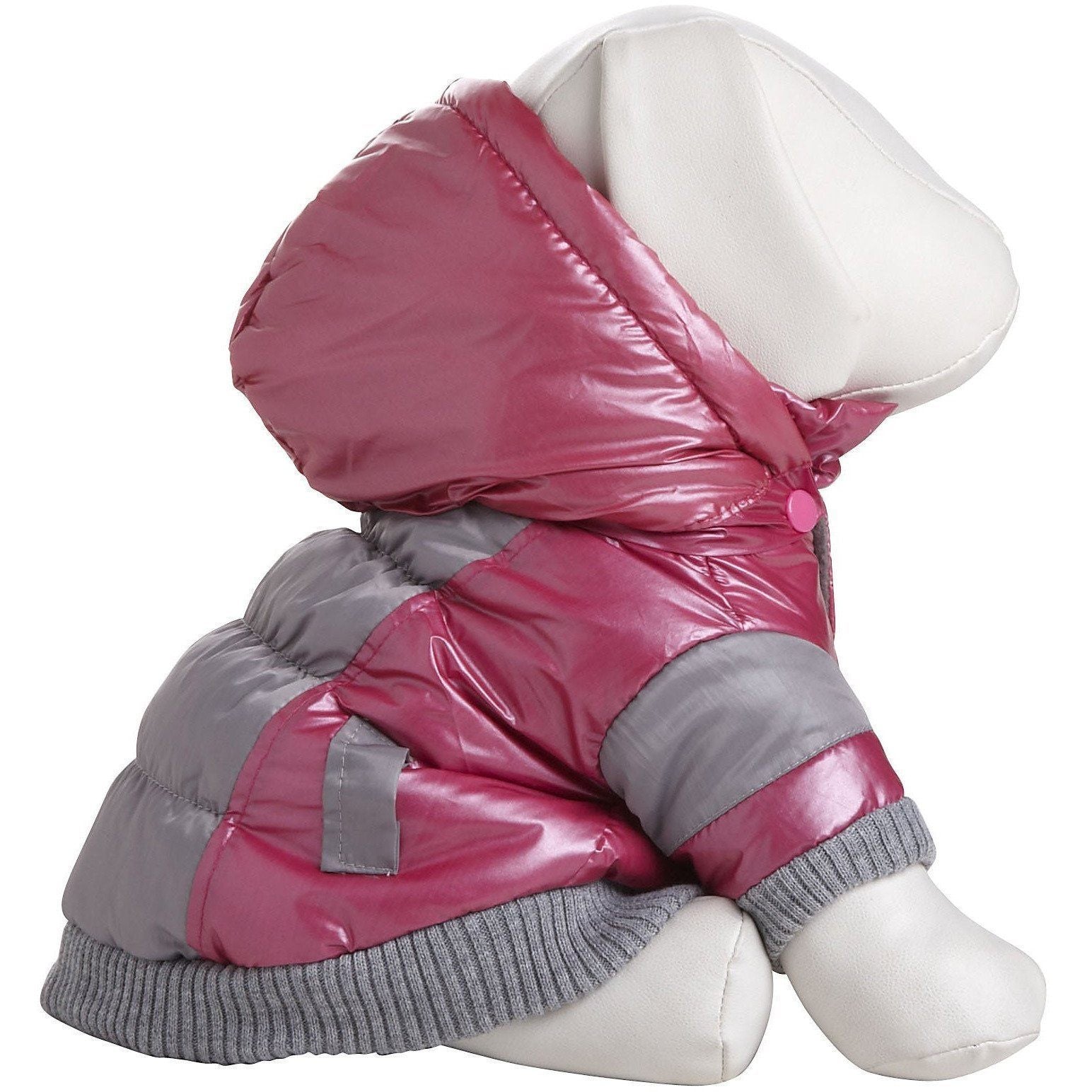 Vintage Aspen 3M Insulated Sporty Ski Dog Jacket with Removable Hood