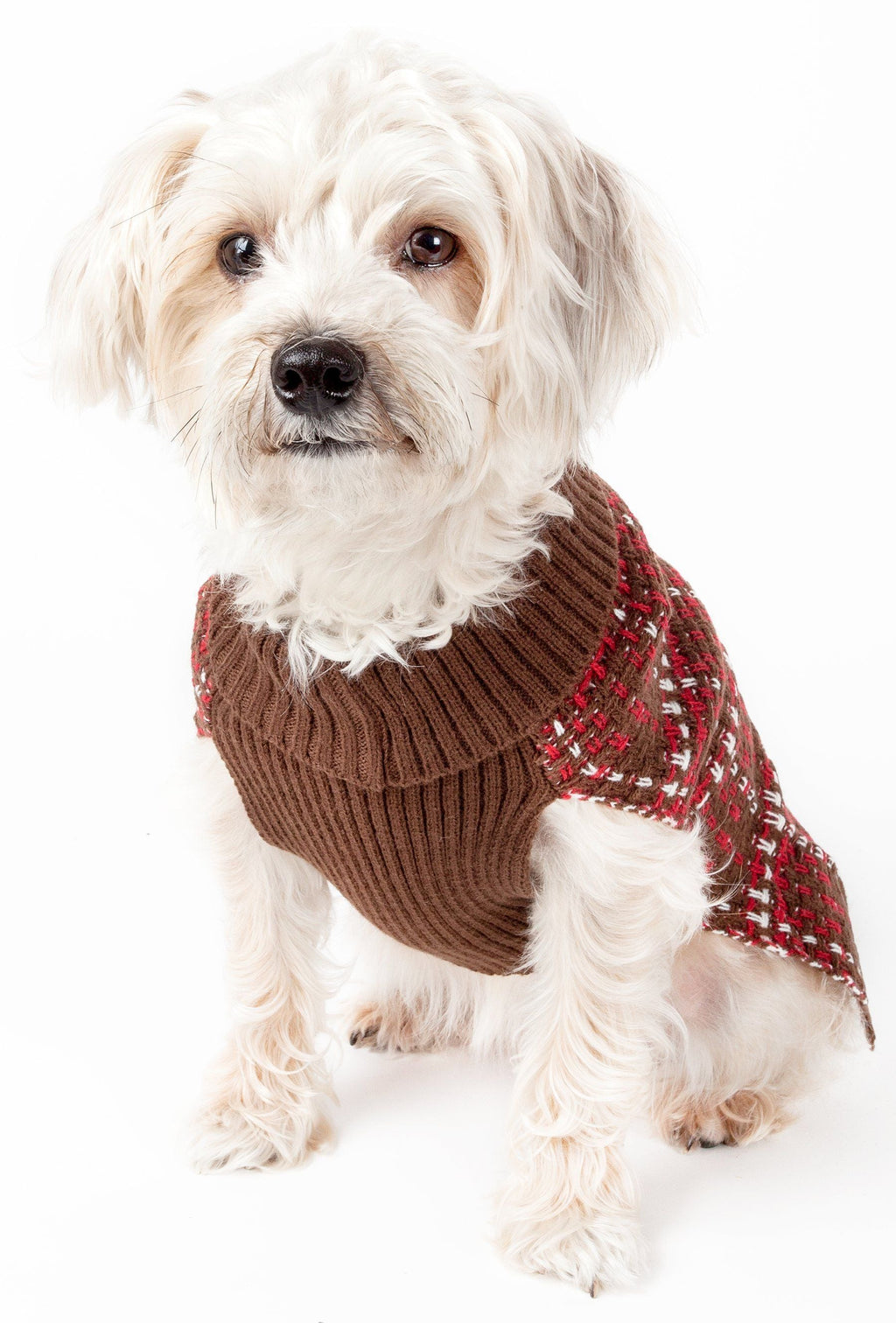 Vintage Symphony Static Fashion Knitted Designer Dog Sweater