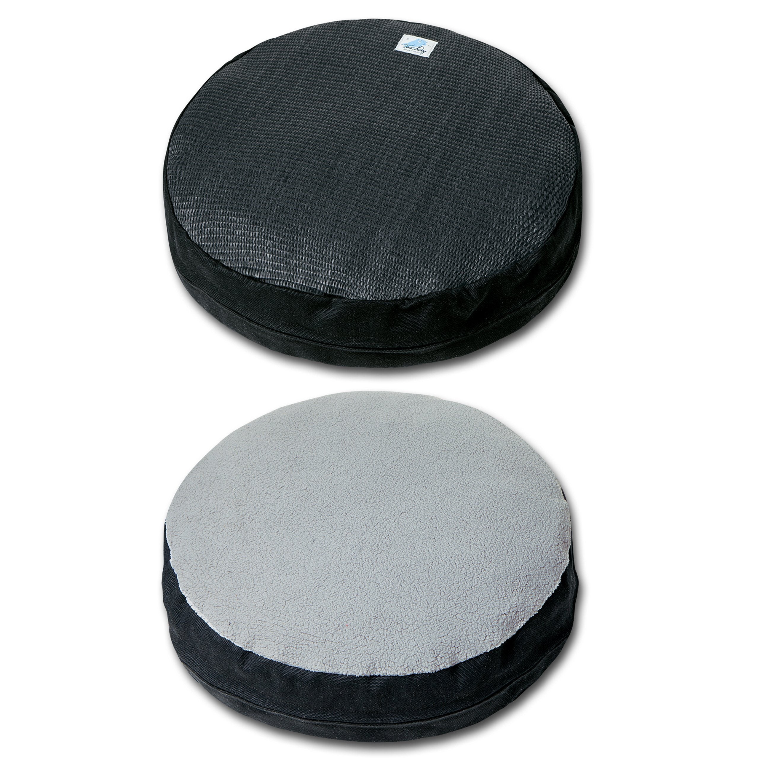 Claw-ver Nest Rounded Scratching Cat Bed with Teaser Toy