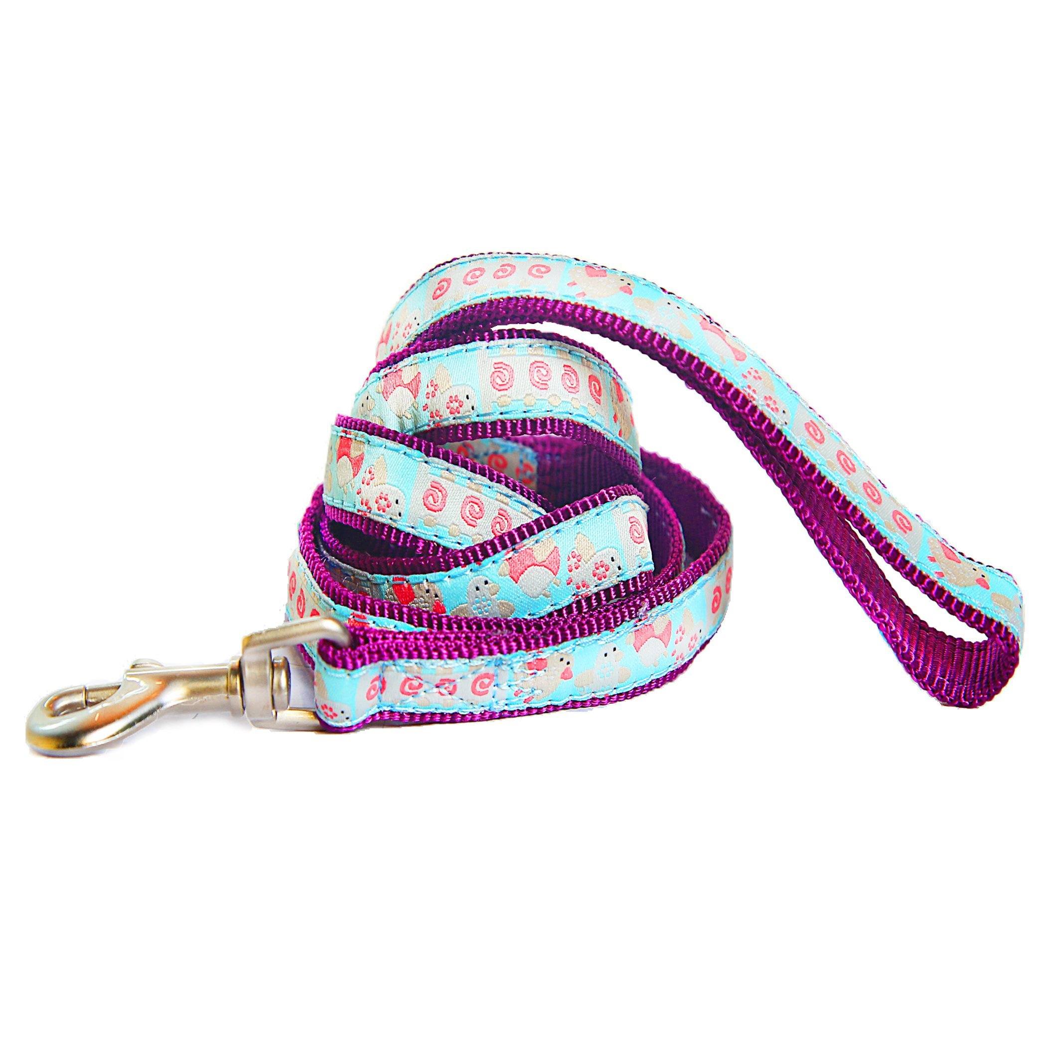Avery Patterned Tough Stitched Dog Harness and Leash