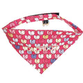 Elephant Patterned Hook-and-Loop Fashion Dog Bandana