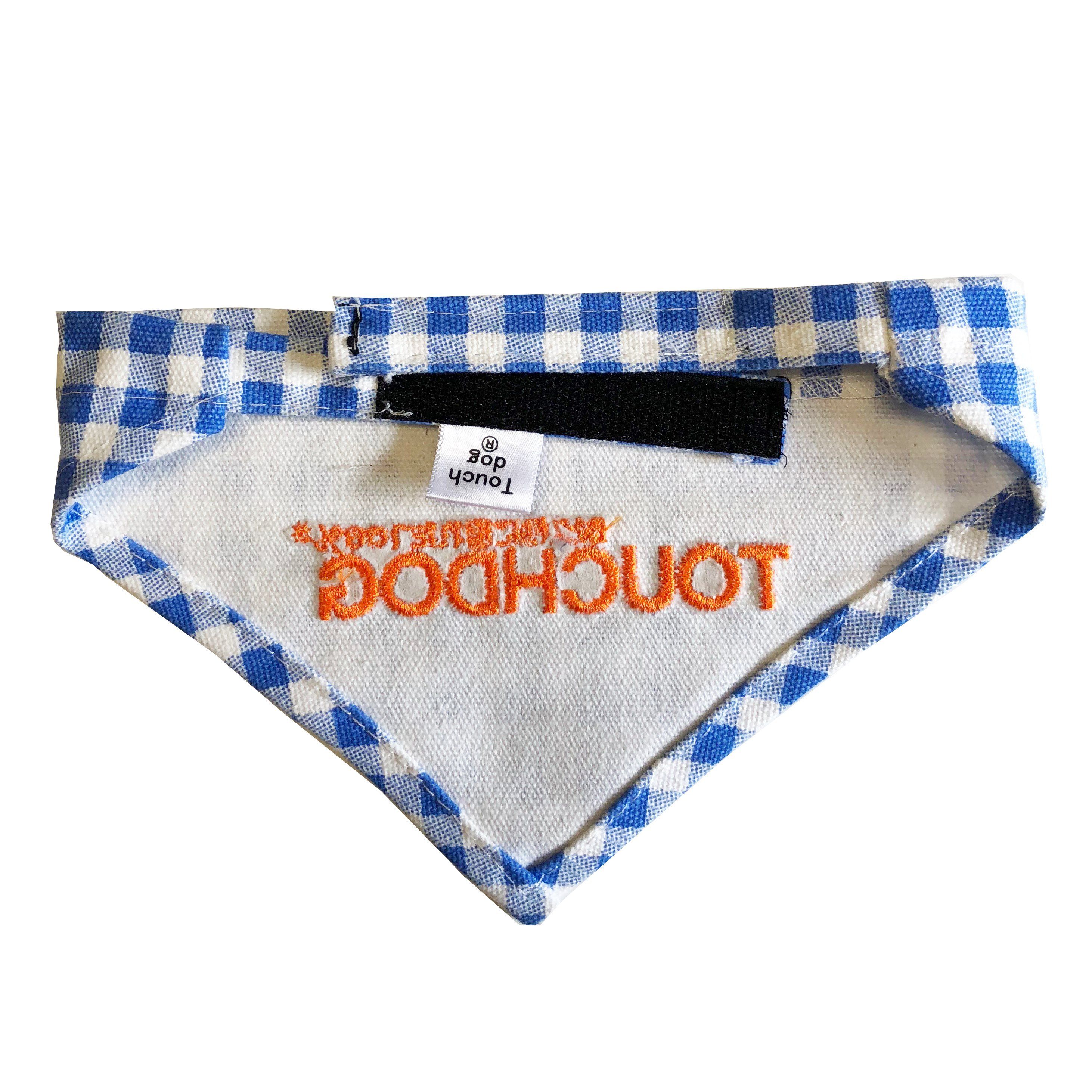 Plaid Patterned Hook-and-Loop Fashion Dog Bandana