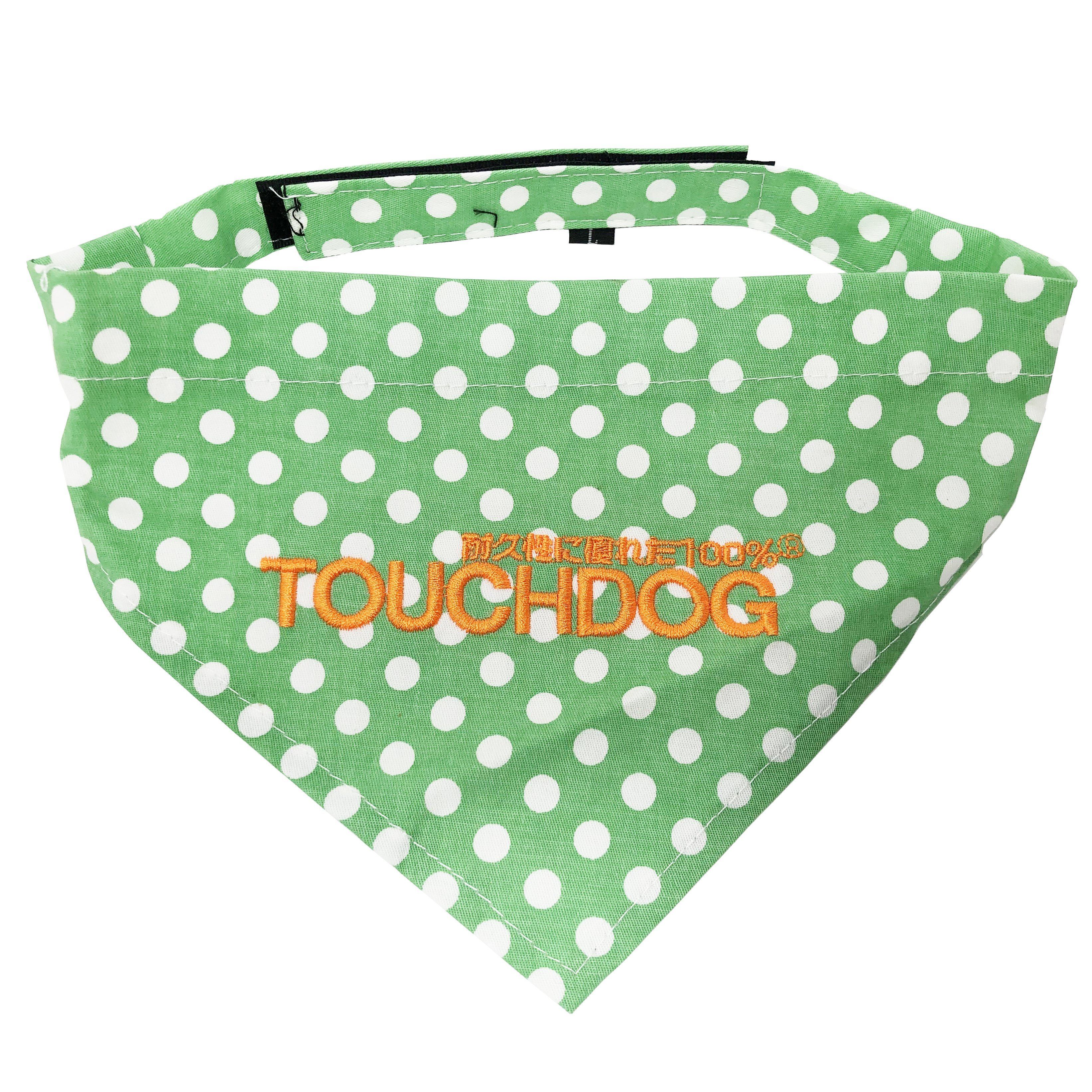 Polka-dot Patterned Hook-and-Loop Fashion Dog Bandana