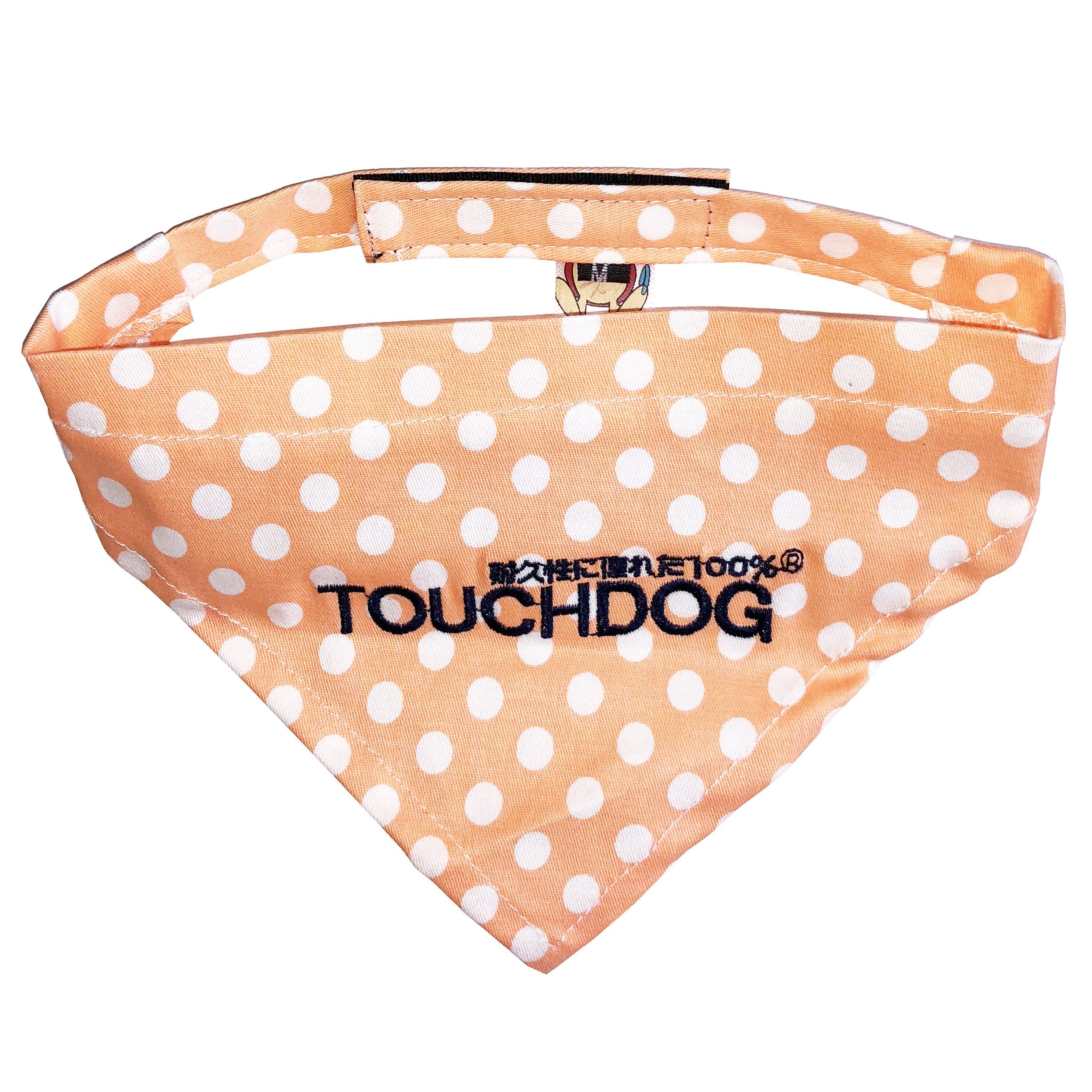 Polka-dot Patterned Hook-and-Loop Fashion Dog Bandana