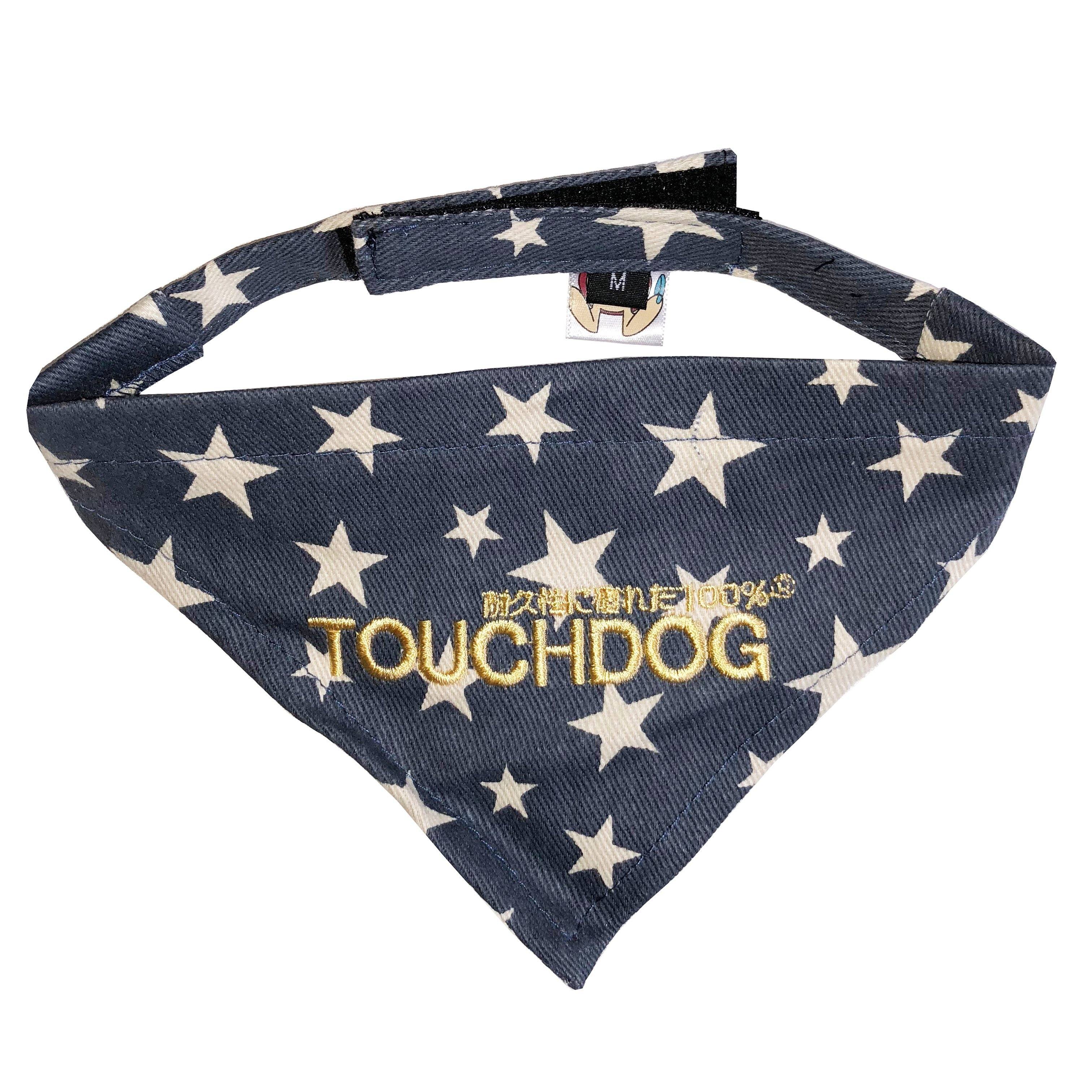 Star Patterned Hook-and-Loop Fashion Dog Bandana