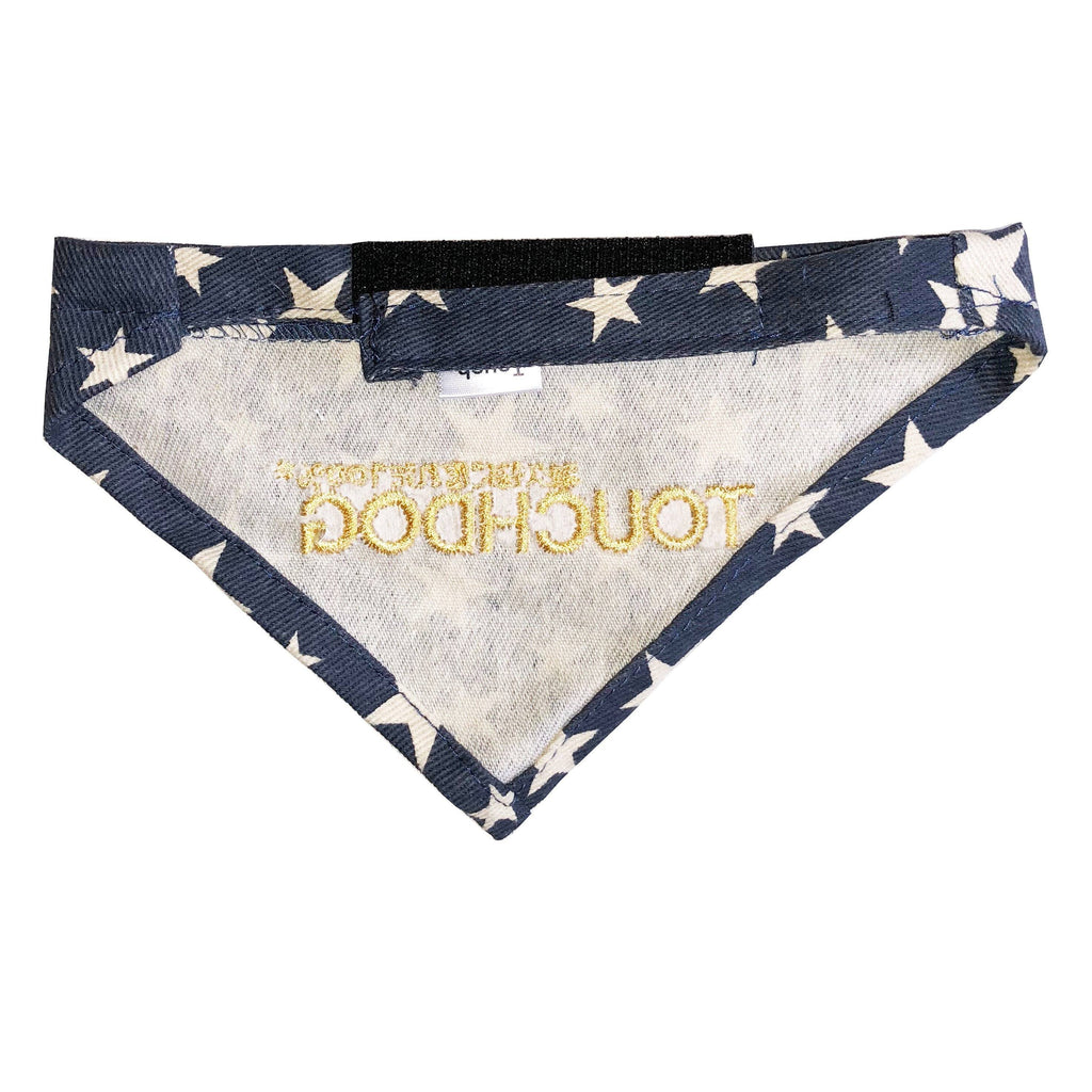 Star Patterned Hook-and-Loop Fashion Dog Bandana