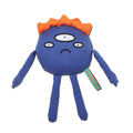 Touchdog Cartoon Monster Plush Dog Toy – Dark Blue
