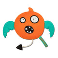 Touchdog Cartoon Monster Plush Dog Toy – Orange