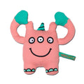 Touchdog Cartoon Monster Plush Dog Toy – Peach