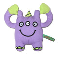 Touchdog Cartoon Monster Plush Dog Toy – Purple