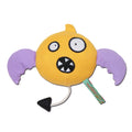 Touchdog Cartoon Monster Plush Dog Toy – Yellow