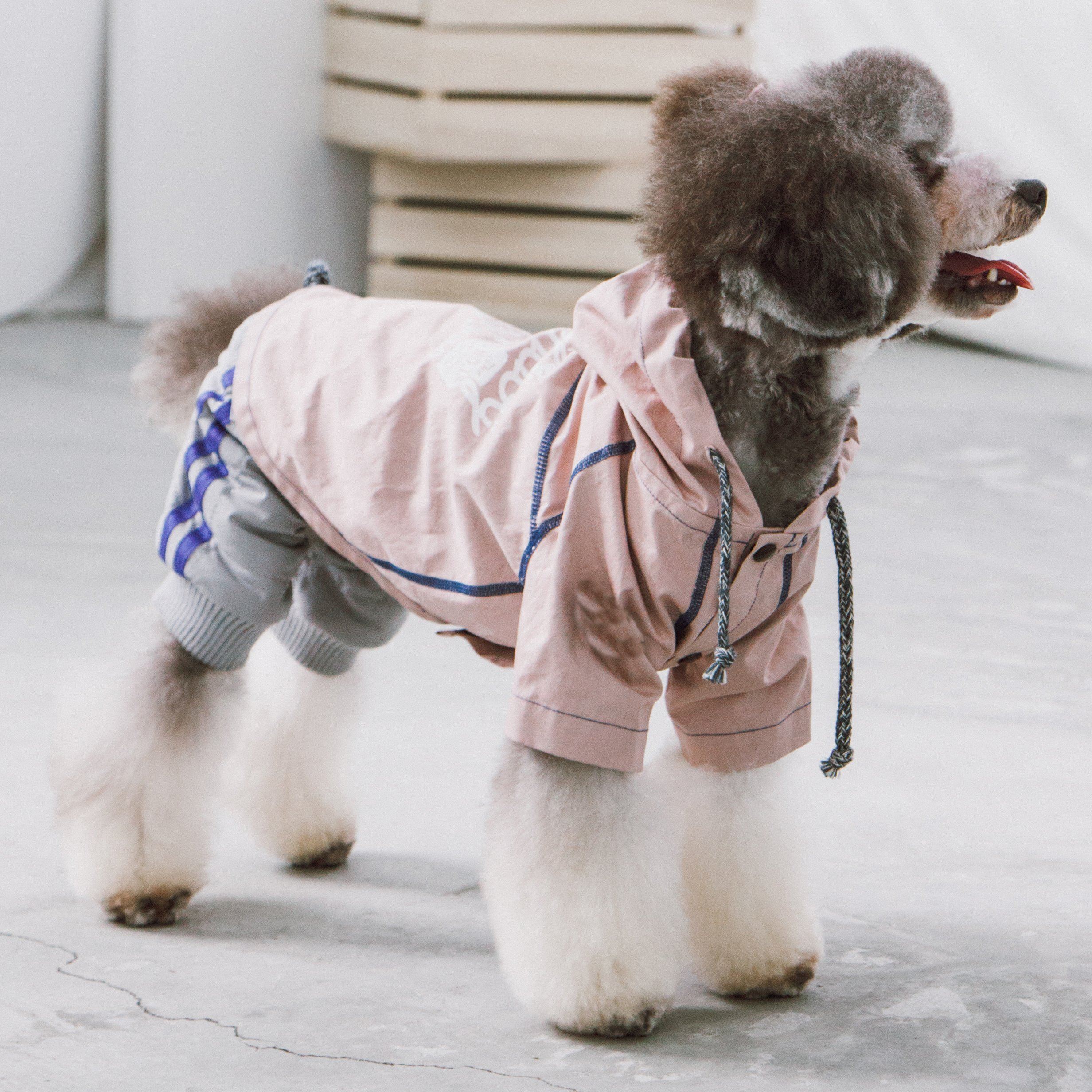 Cloudburst Reversible Fashion Waterproof Dog Raincoat