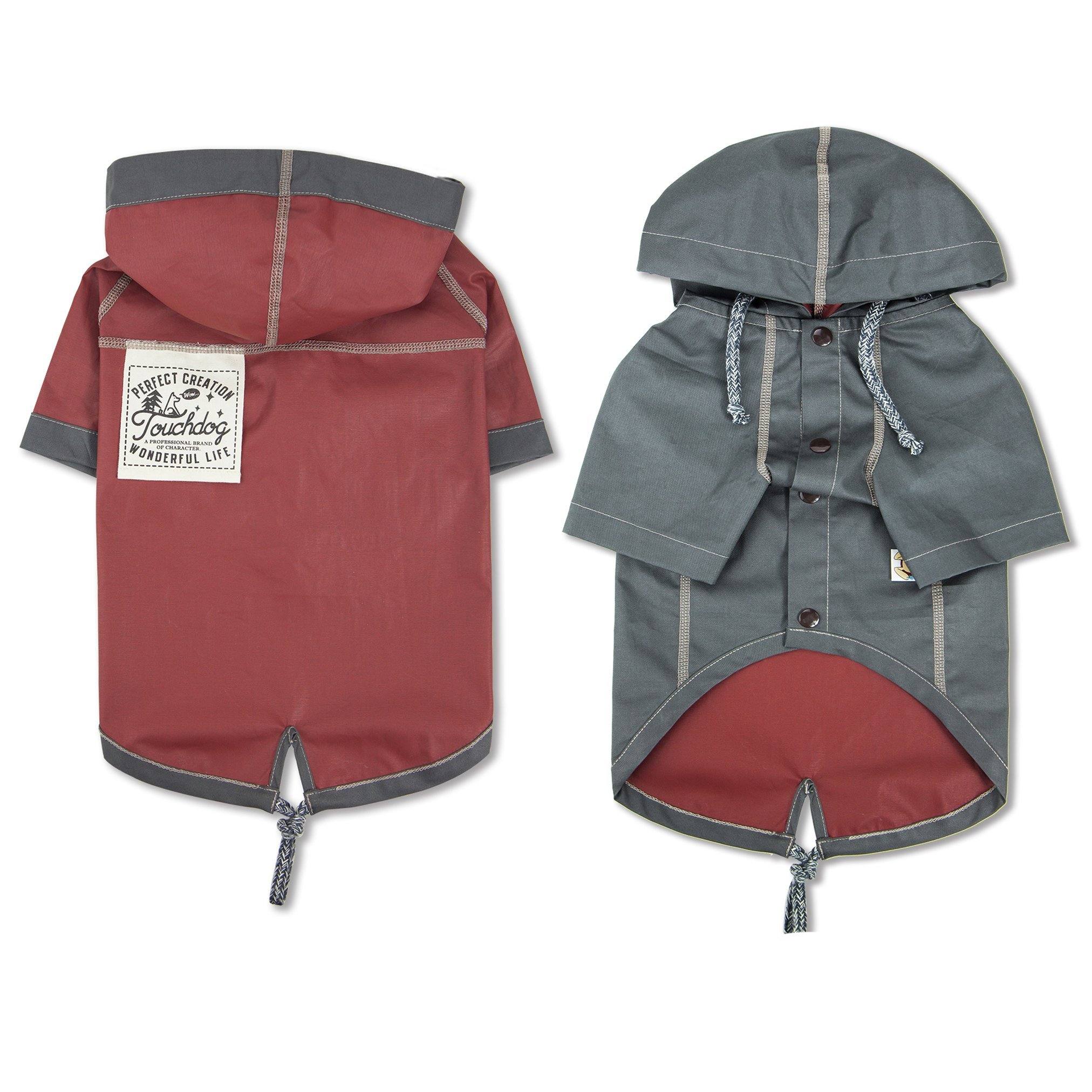 Cloudburst Reversible Fashion Waterproof Dog Raincoat
