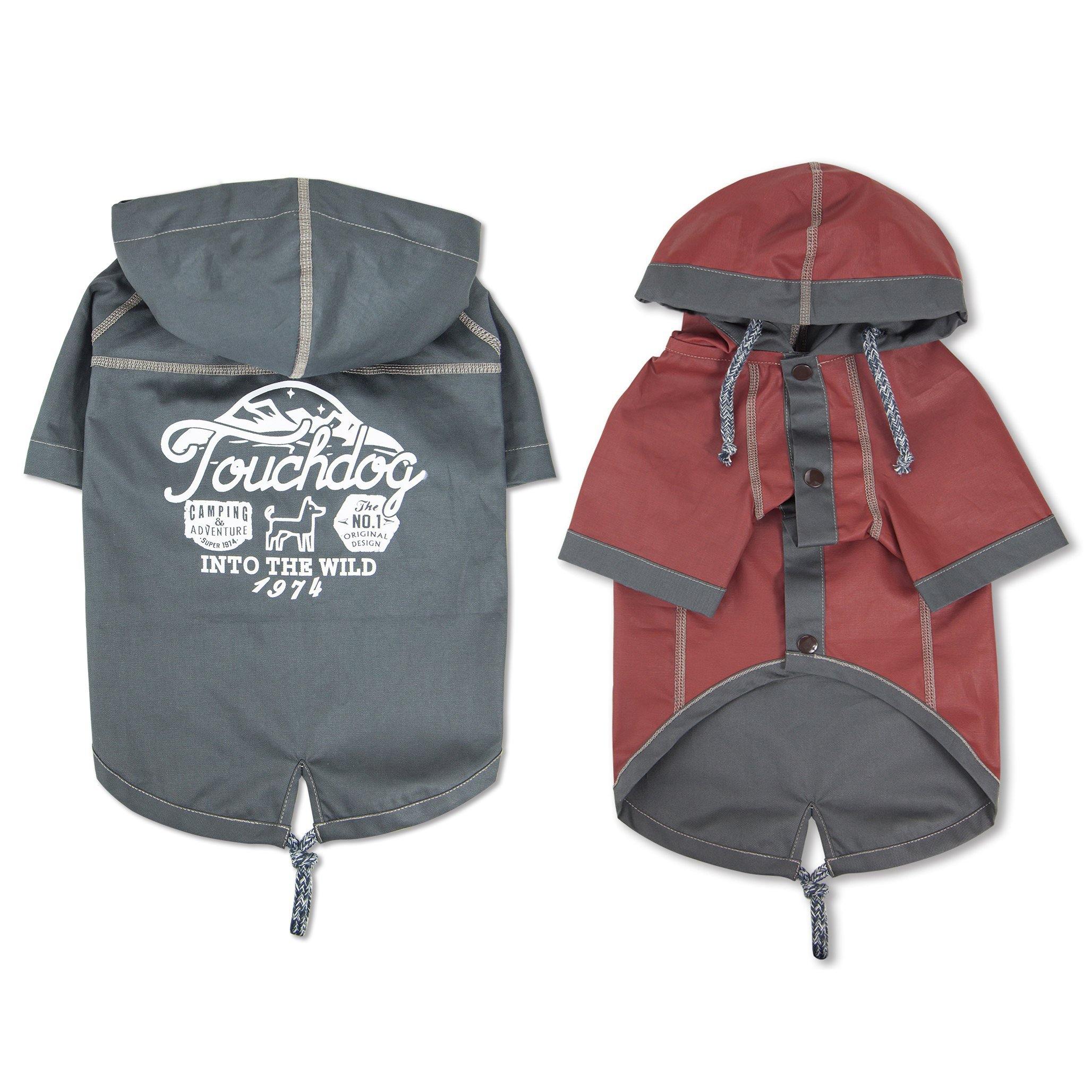 Cloudburst Reversible Fashion Waterproof Dog Raincoat