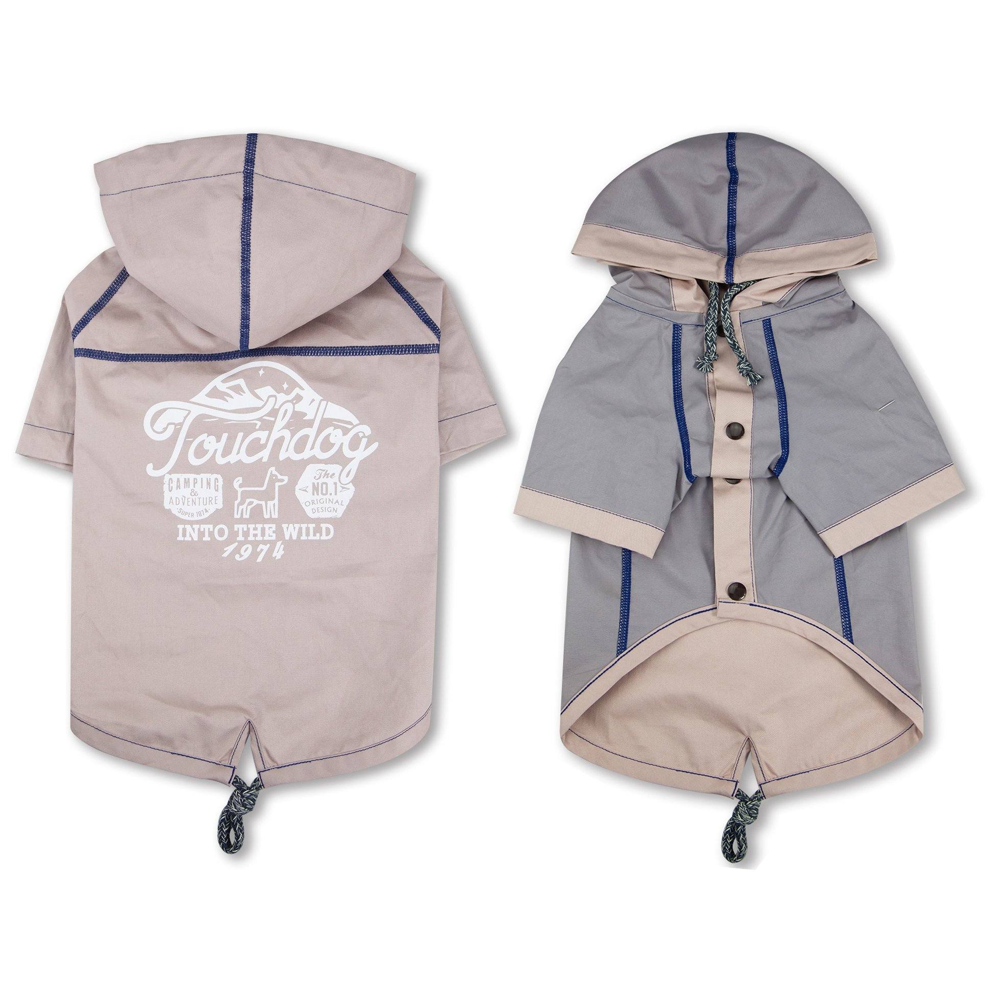 Cloudburst Reversible Fashion Waterproof Dog Raincoat