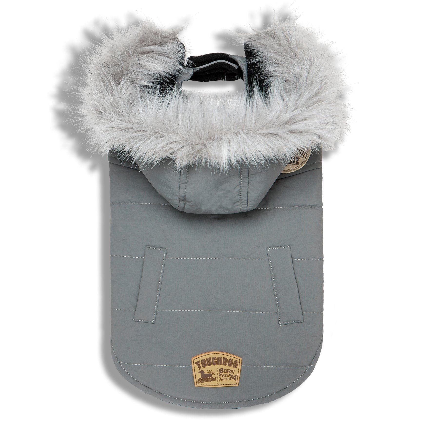Eskimo-Swag Duck-Down Insulated Winter Dog Coat Parka