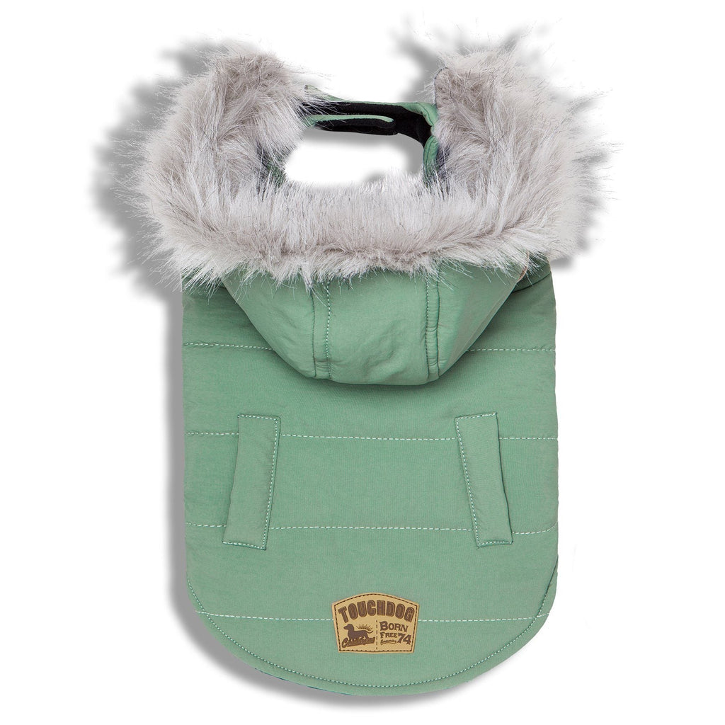 Eskimo-Swag Duck-Down Insulated Winter Dog Coat Parka