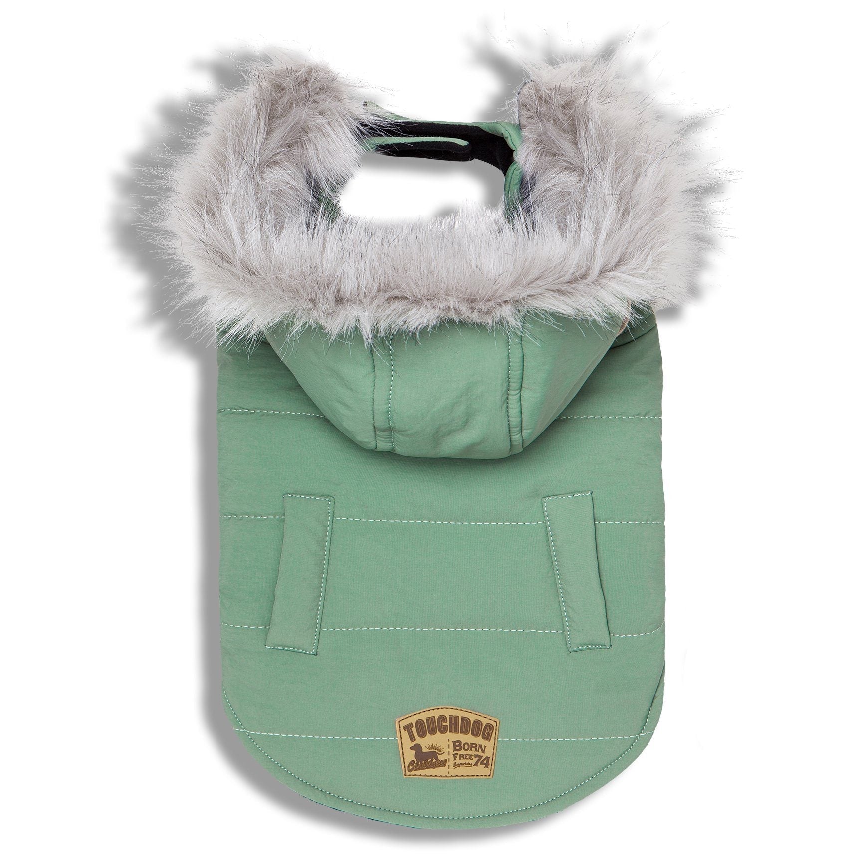 Eskimo-Swag Duck-Down Insulated Winter Dog Coat Parka