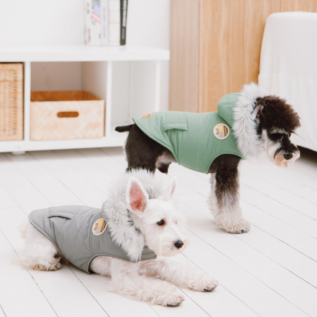 Eskimo-Swag Duck-Down Insulated Winter Dog Coat Parka