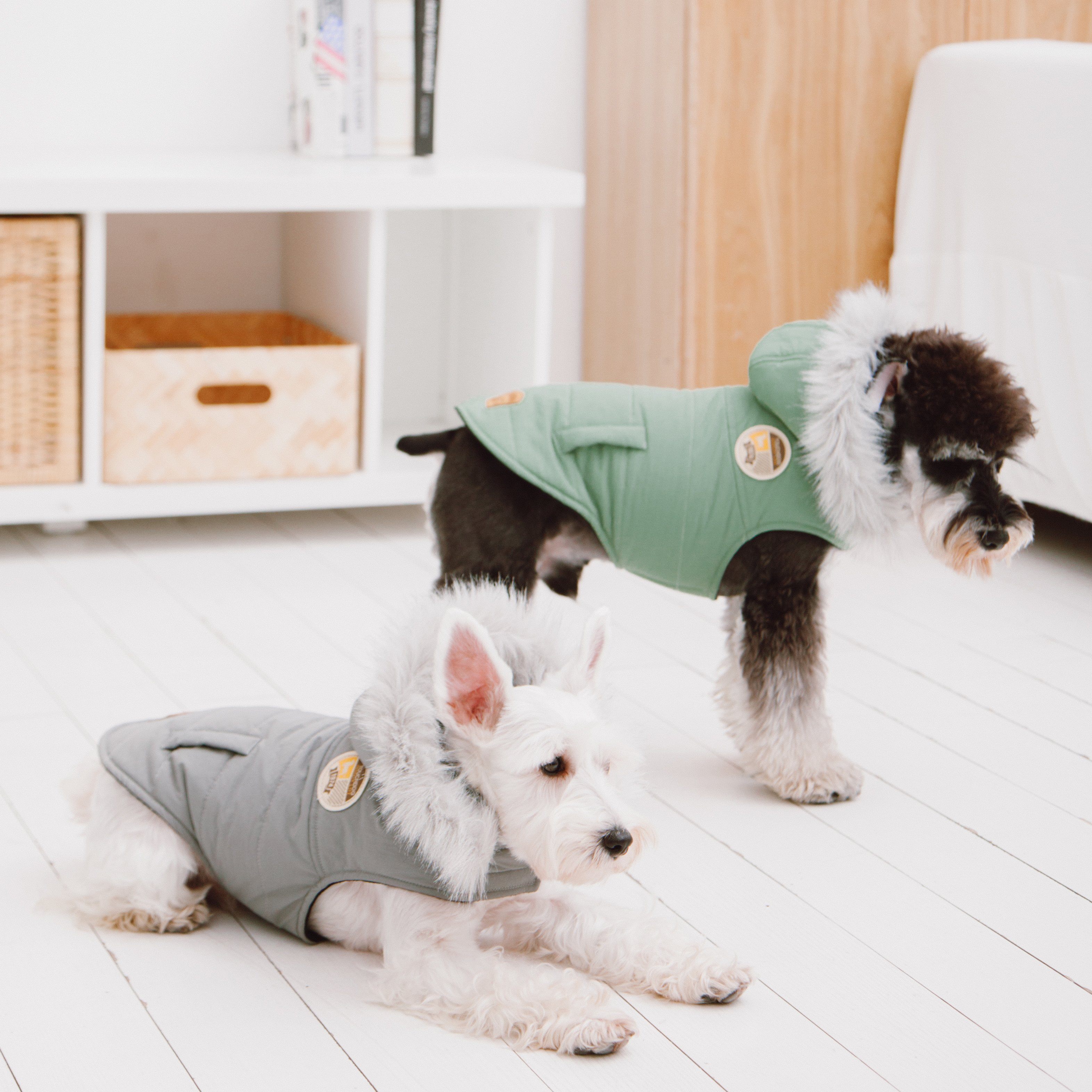 Eskimo-Swag Duck-Down Insulated Winter Dog Coat Parka