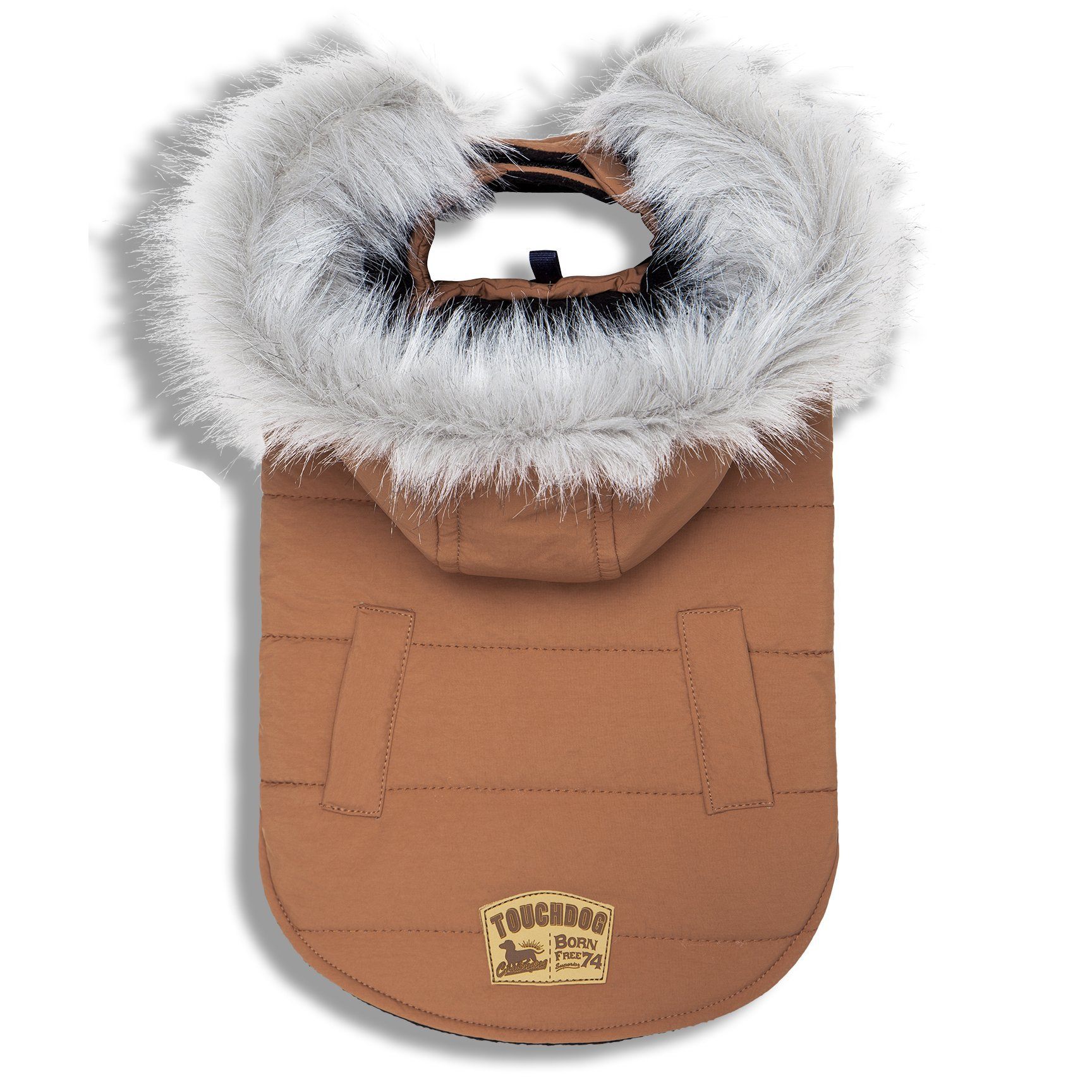 Eskimo-Swag Duck-Down Insulated Winter Dog Coat Parka