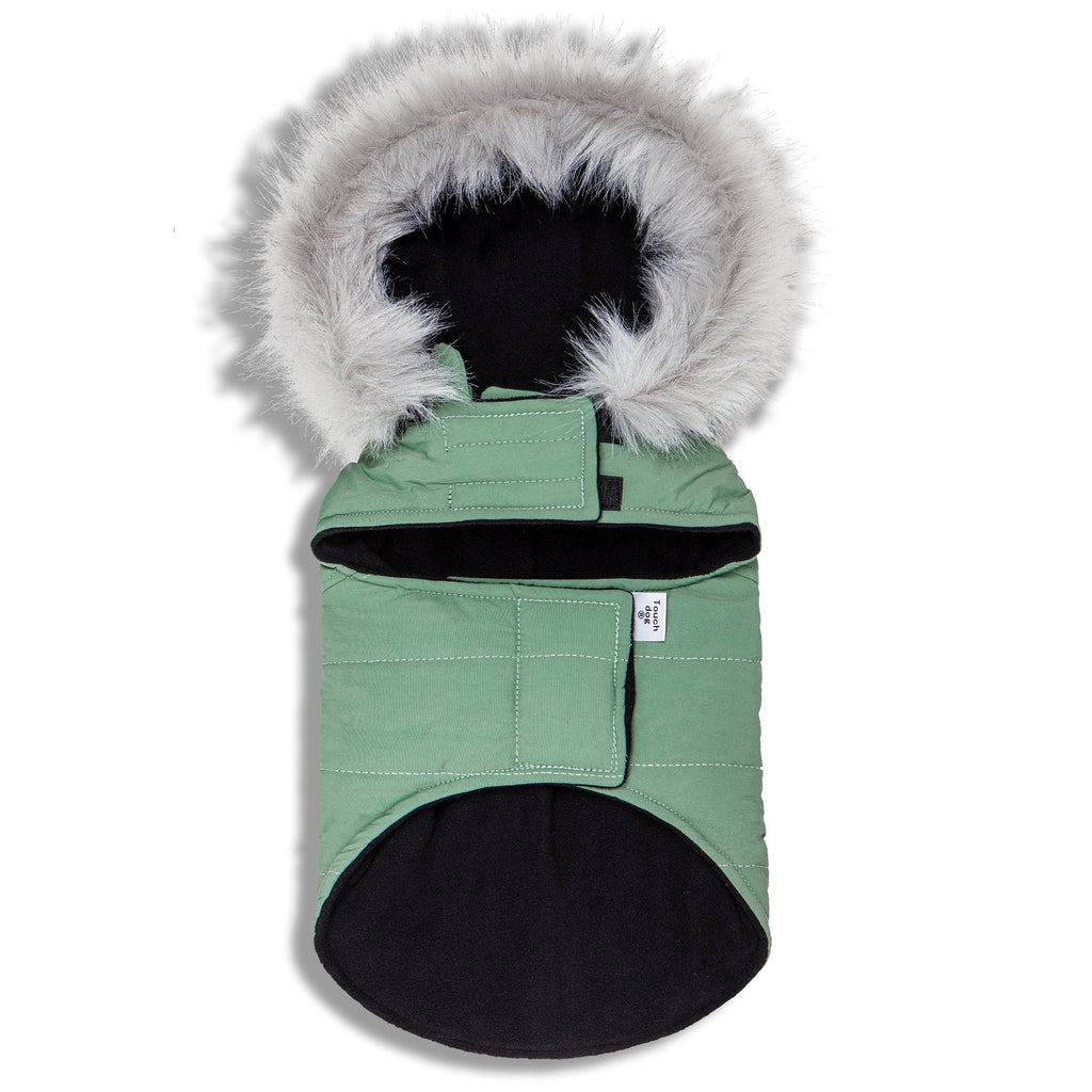 Eskimo-Swag Duck-Down Insulated Winter Dog Coat Parka