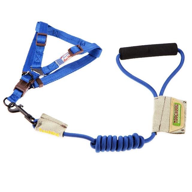 Faded-Barker 2-in-1 Fashion Dog Leash and Harness