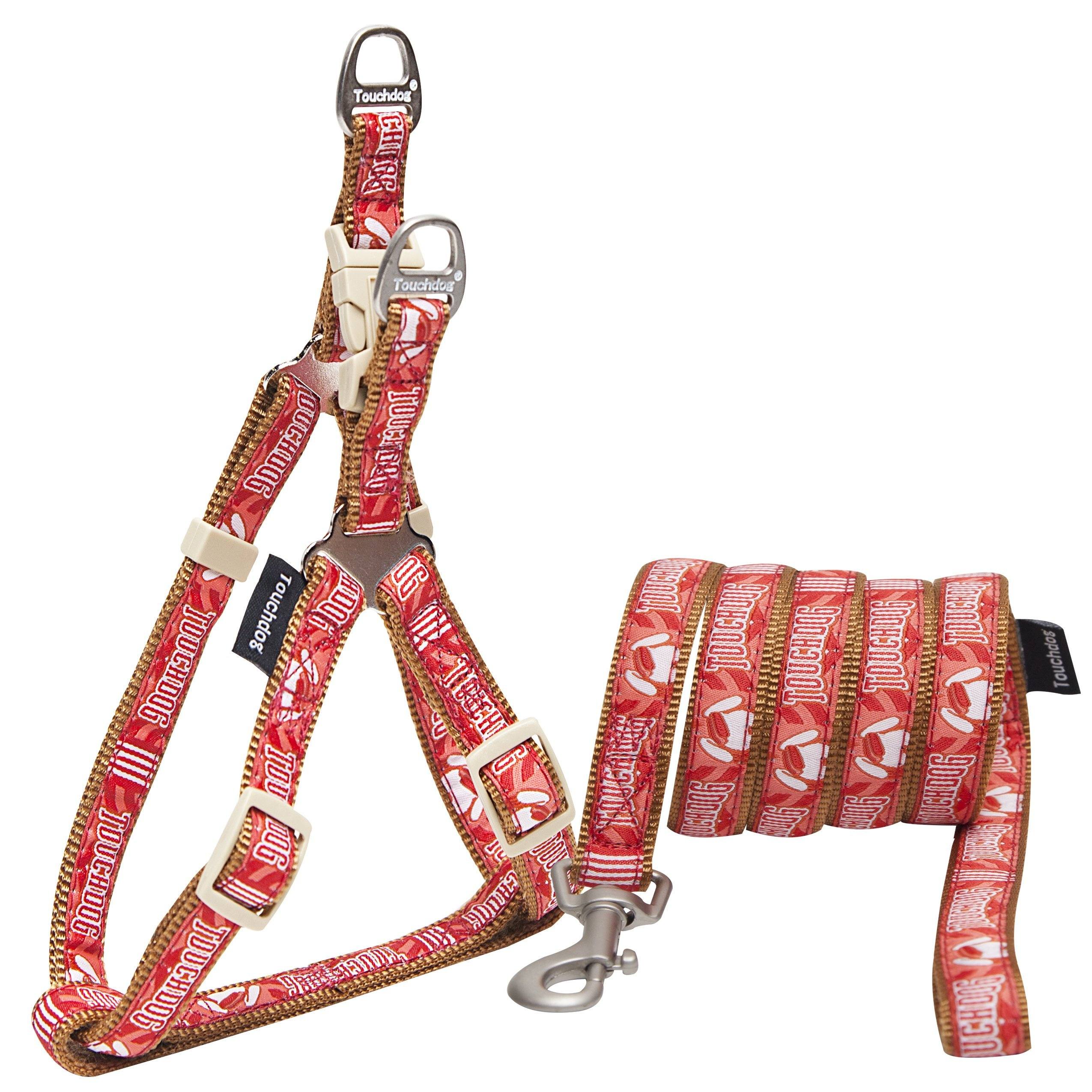 Funny Bone Tough Stitched Dog Harness and Leash