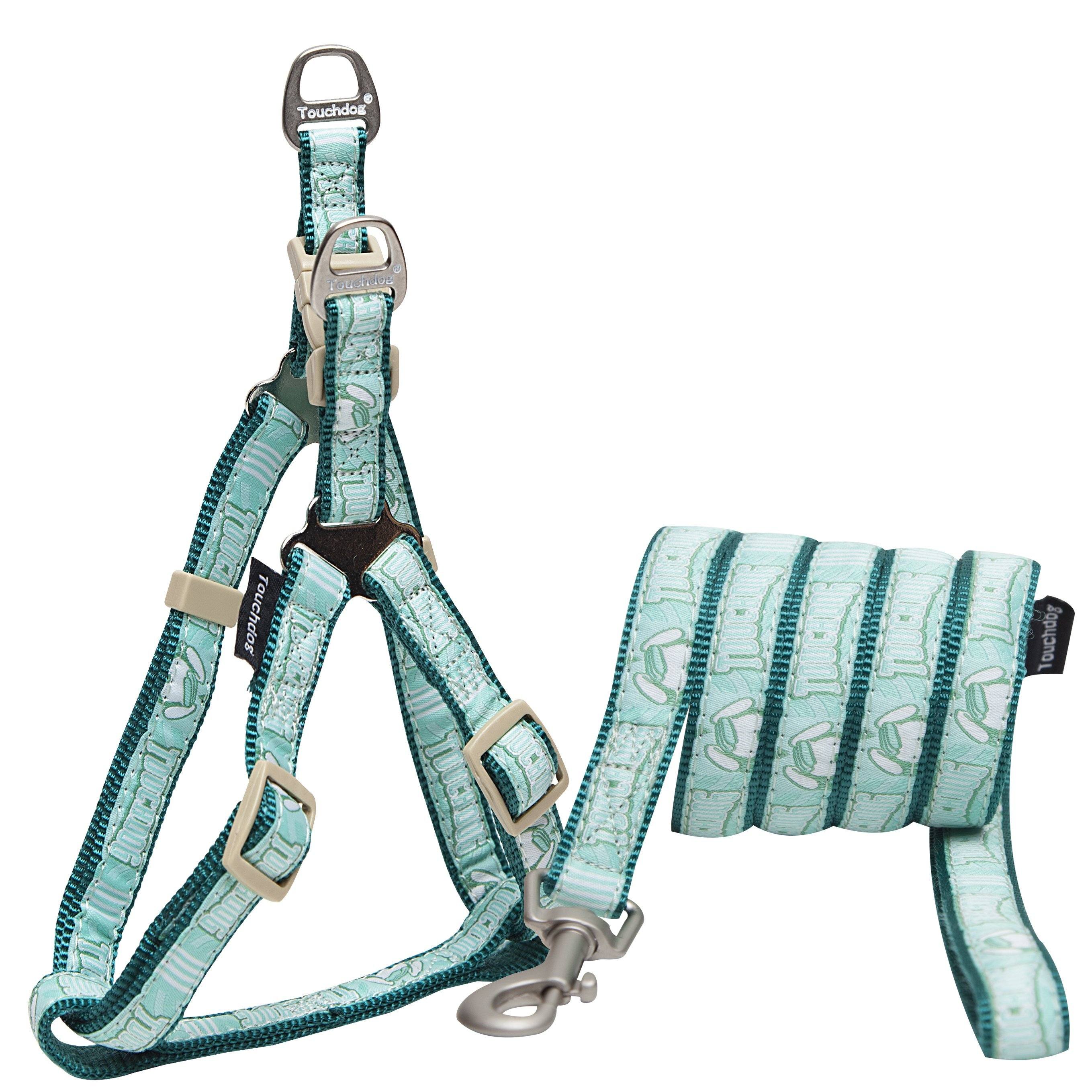 Funny Bone Tough Stitched Dog Harness and Leash