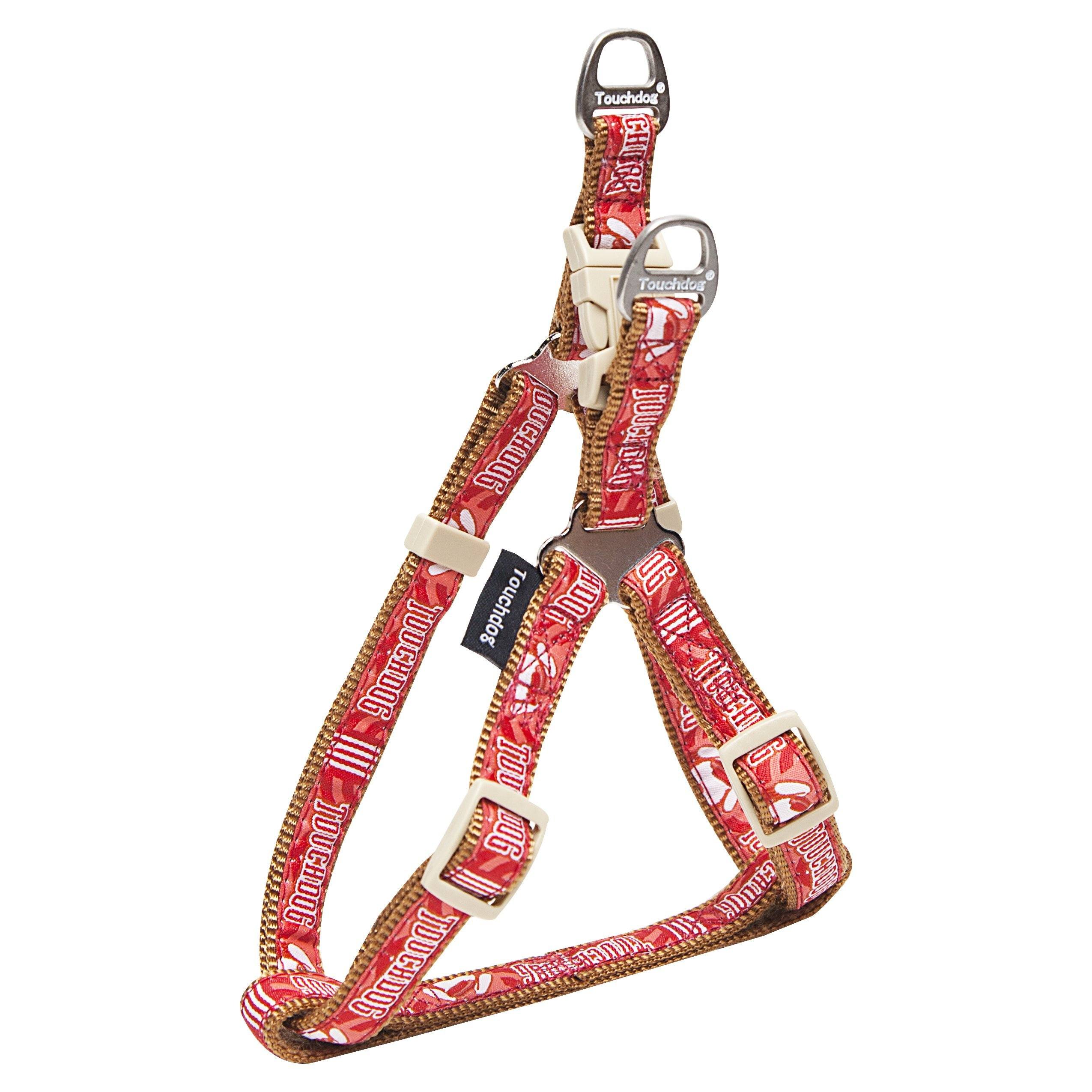 Funny Bone Tough Stitched Dog Harness and Leash