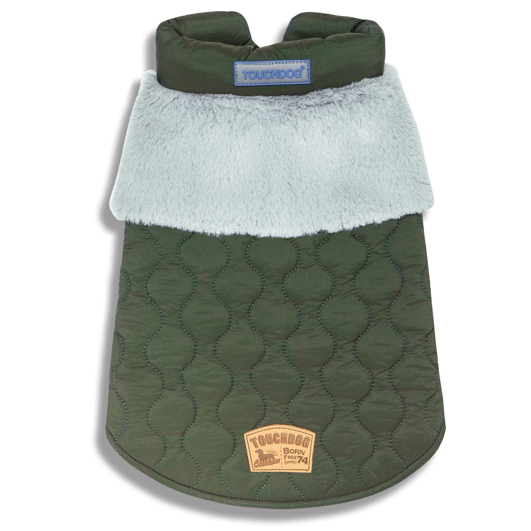 Furrost-Bite Fur and Fleece Designer Fashion Dog Jacket
