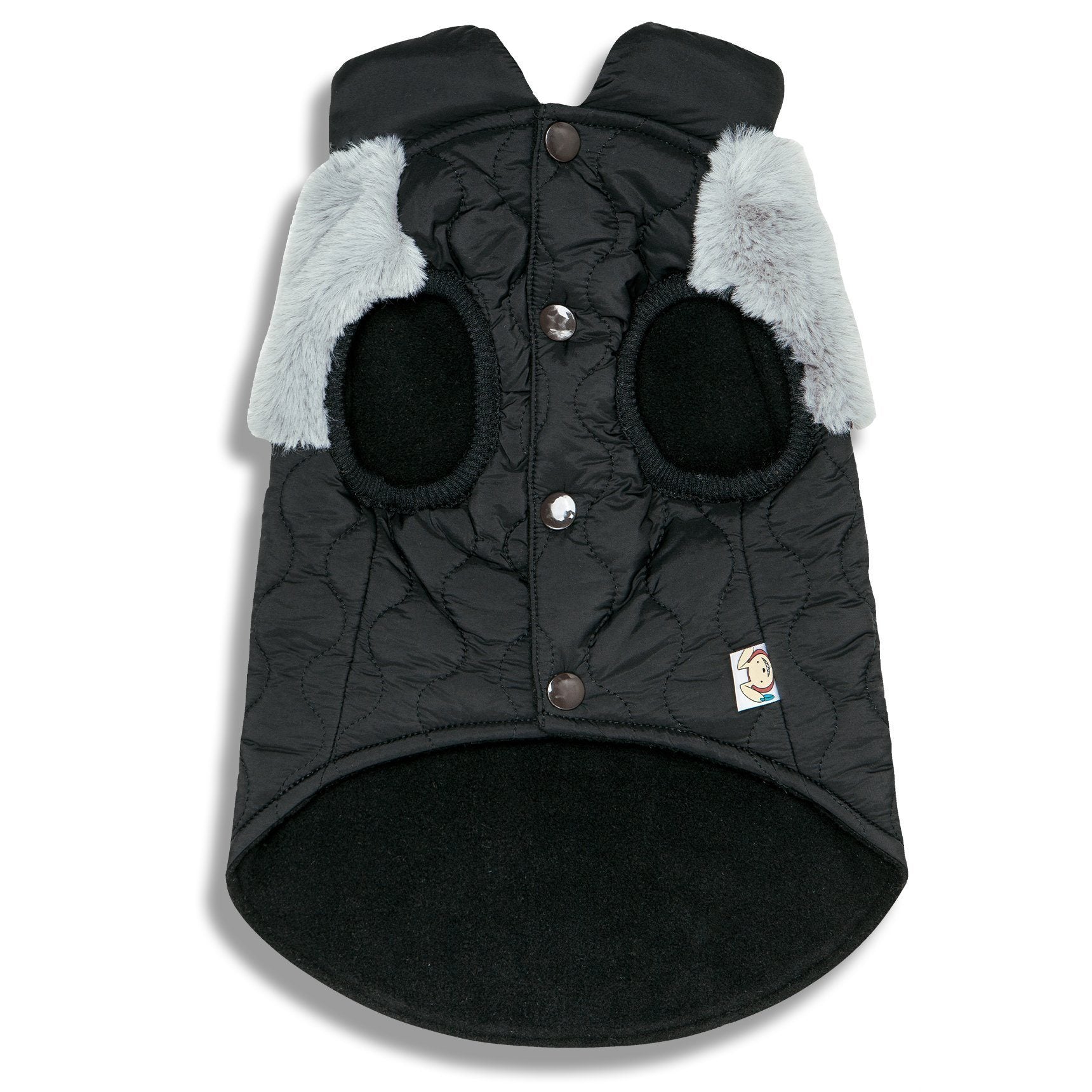 Furrost-Bite Fur and Fleece Designer Fashion Dog Jacket