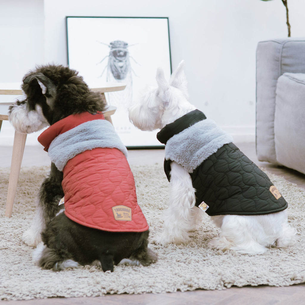 Furrost-Bite Fur and Fleece Designer Fashion Dog Jacket